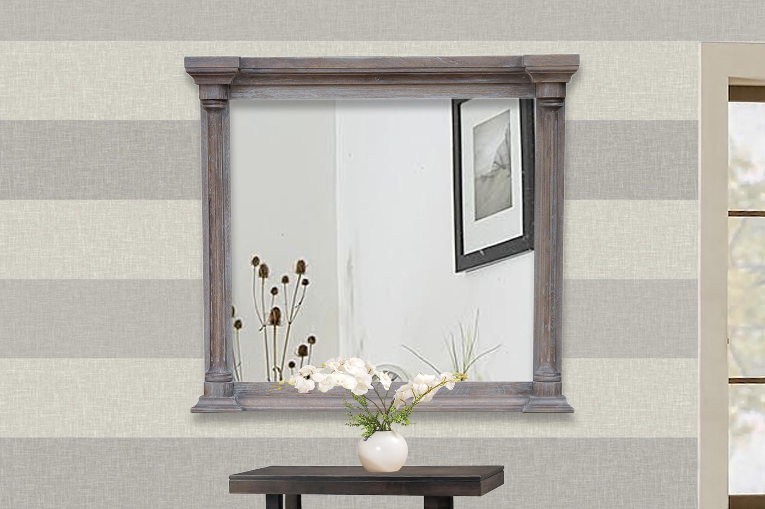 Grey Summit Mirror (Grey Stone)