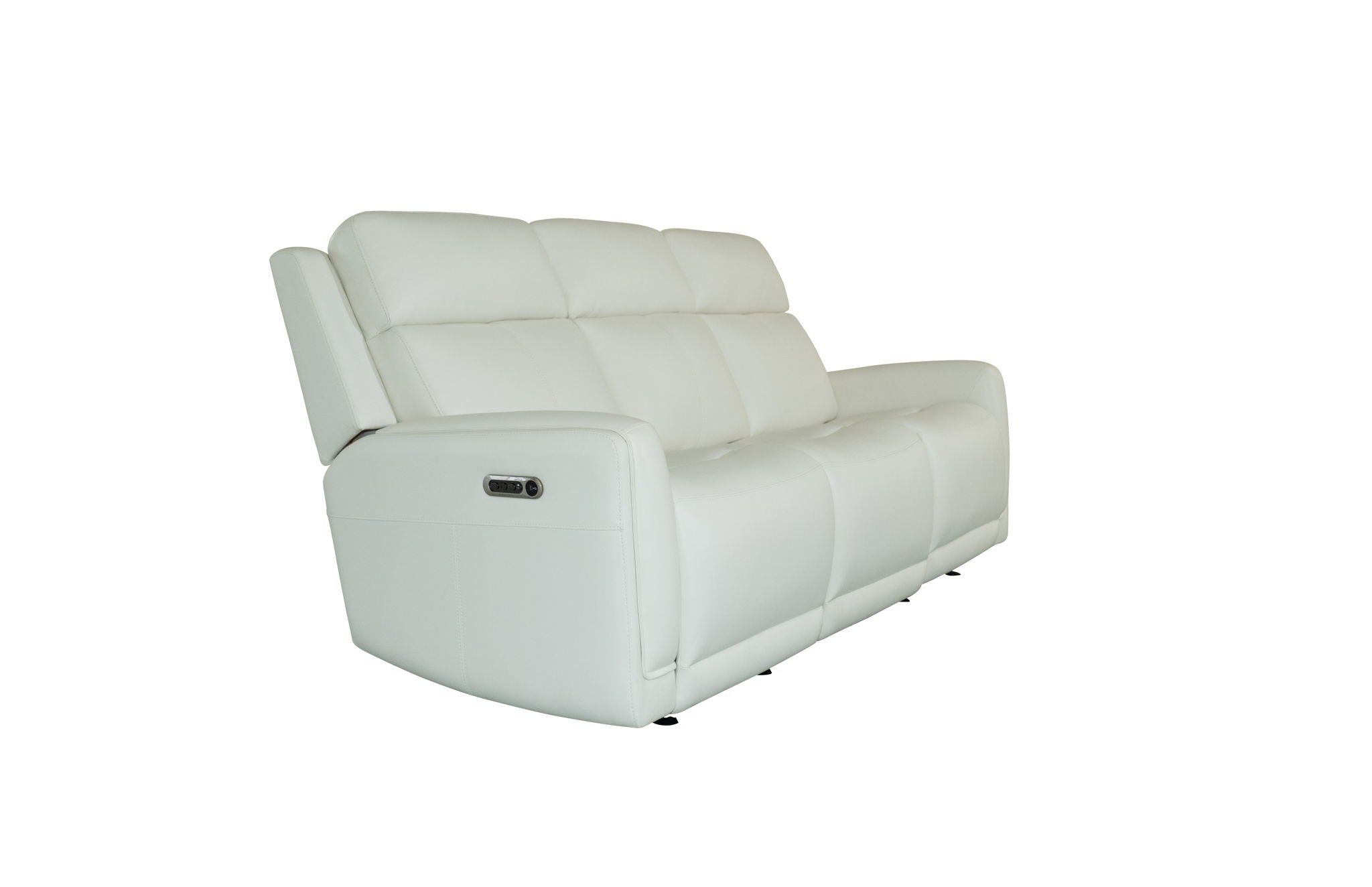 Alister Leather Power Gliding Sofa with Headrest & Lumbar