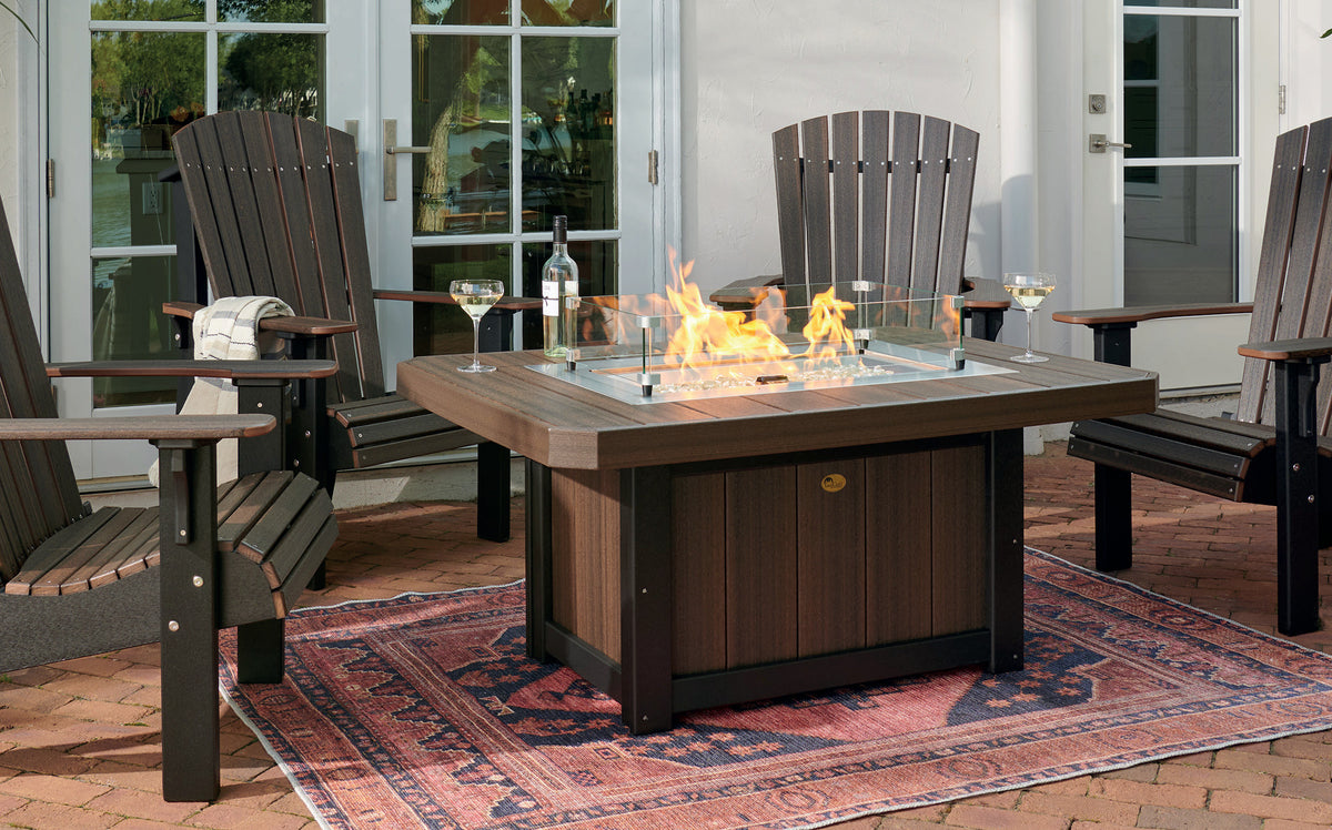LuxCraft Lumin Fire Pit 51" Rectangular
