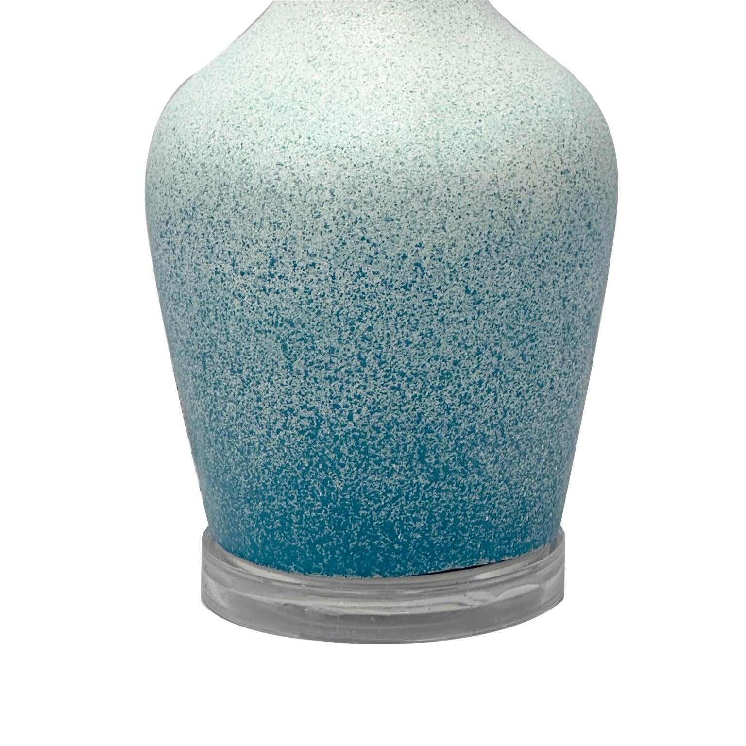 Mist, 25" Table Lamp (2pk). Blue finish