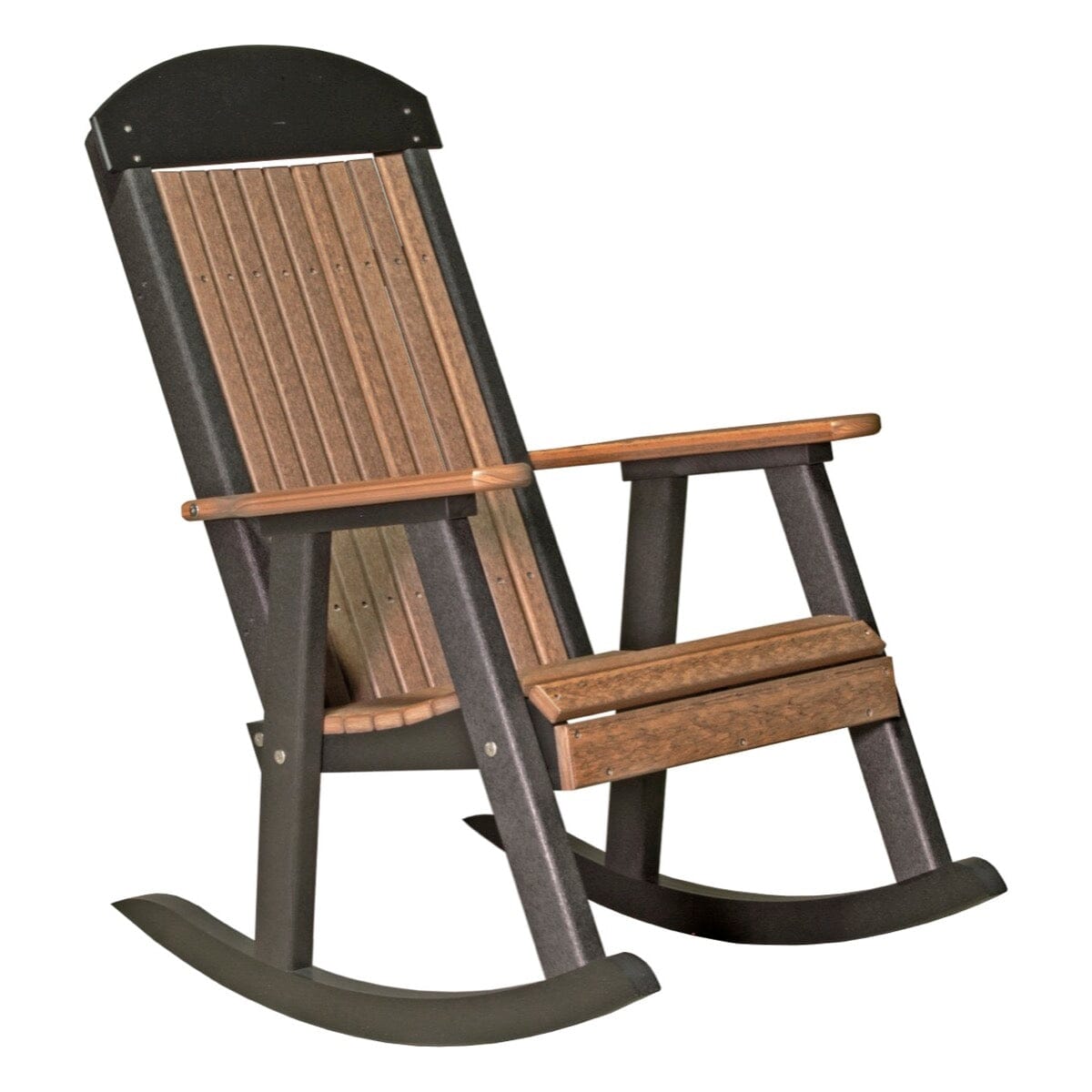 Antique Mahogany & Black (Premium Woodgrain)