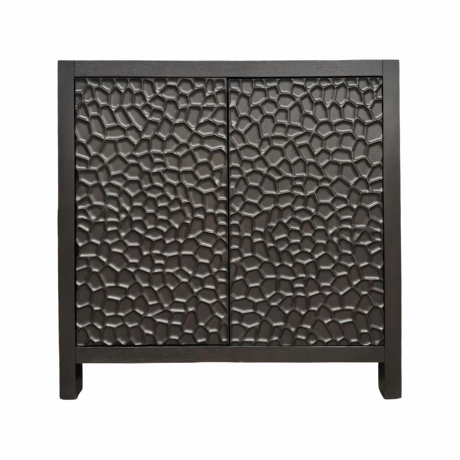Midtown 2-Door Bunching Credenza. Black finish