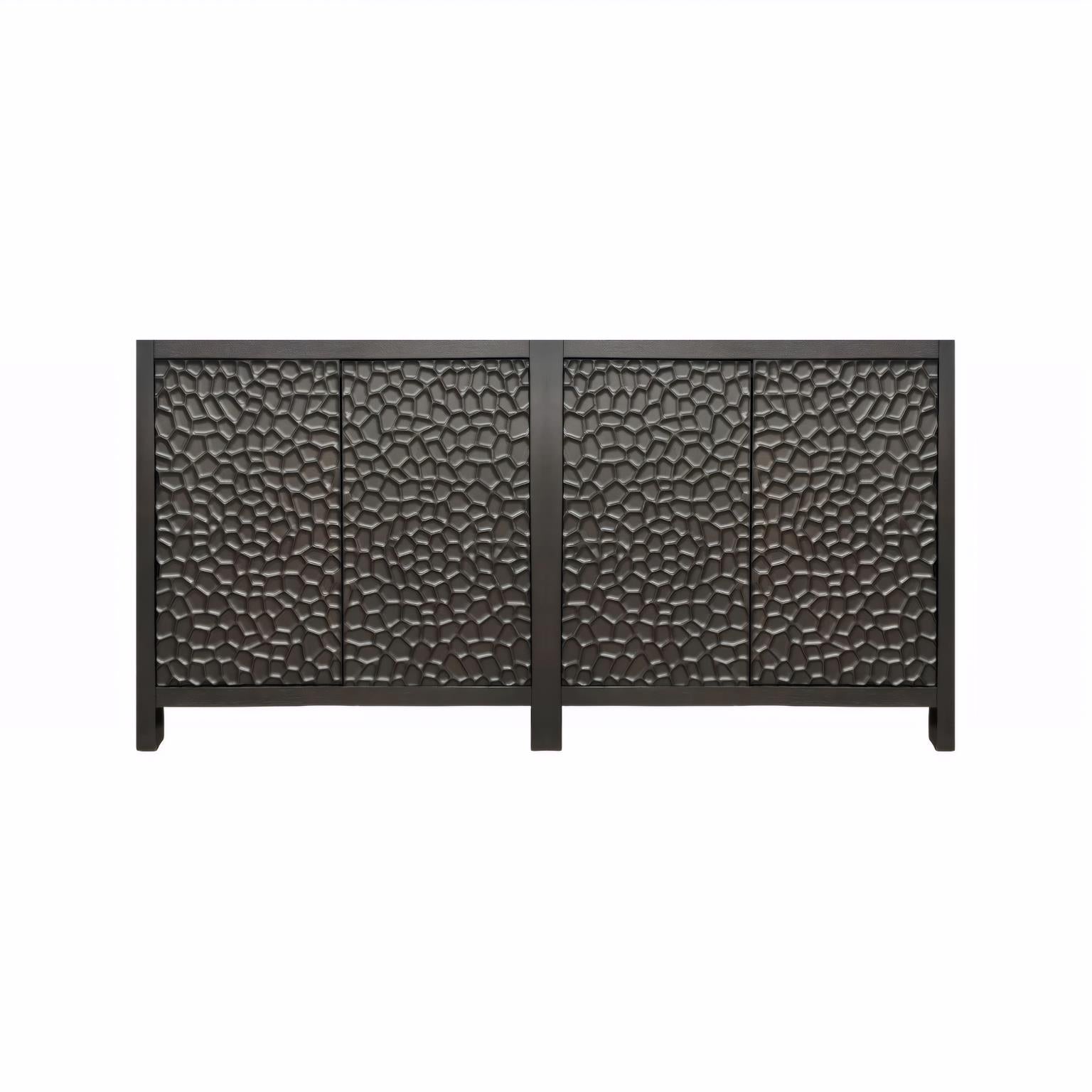 Midtown 2-Door Bunching Credenza. Black finish