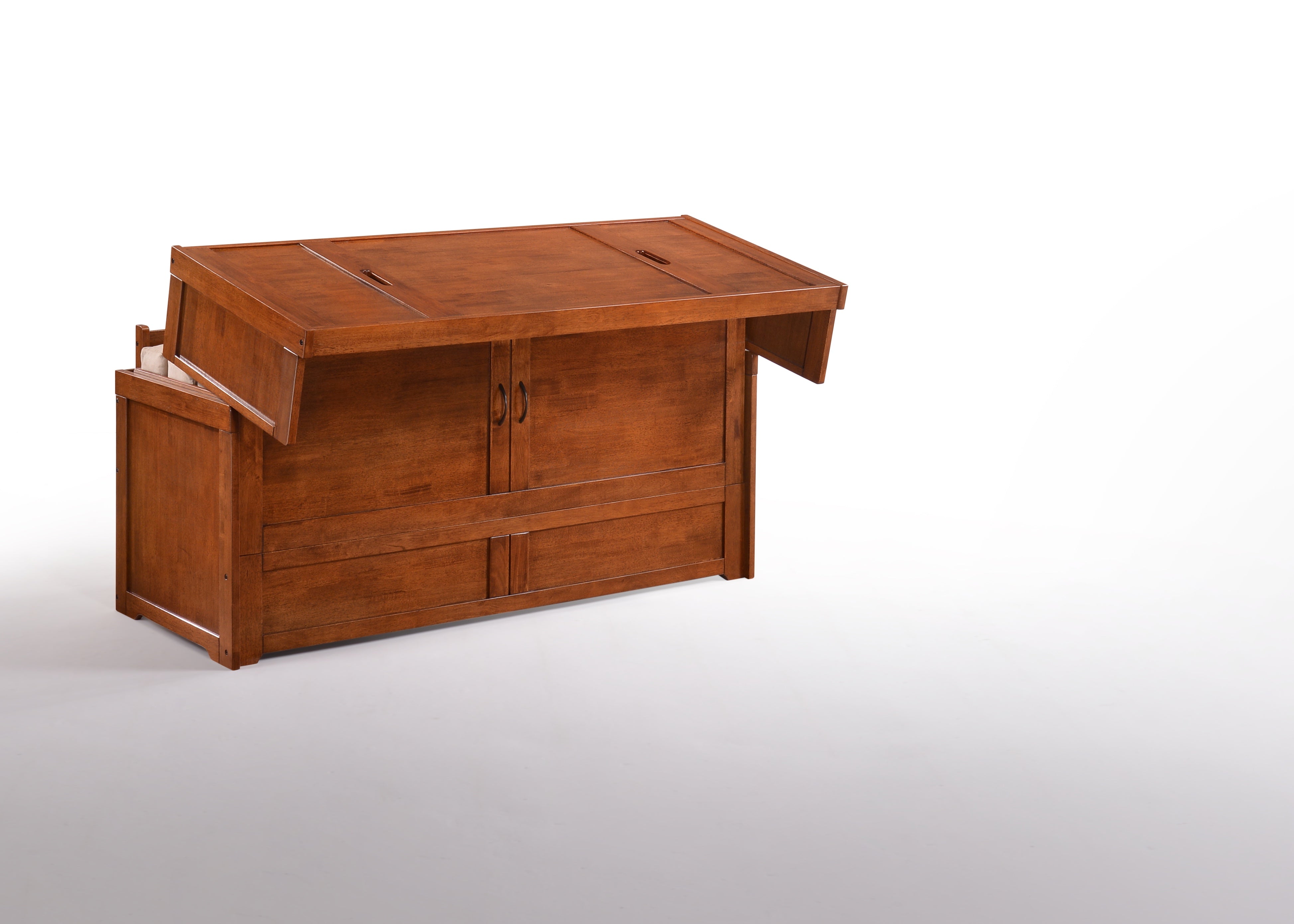 Murphy Cube Cabinet Bed in Cherry | Atlantic Fine Furniture, Melbourne FL