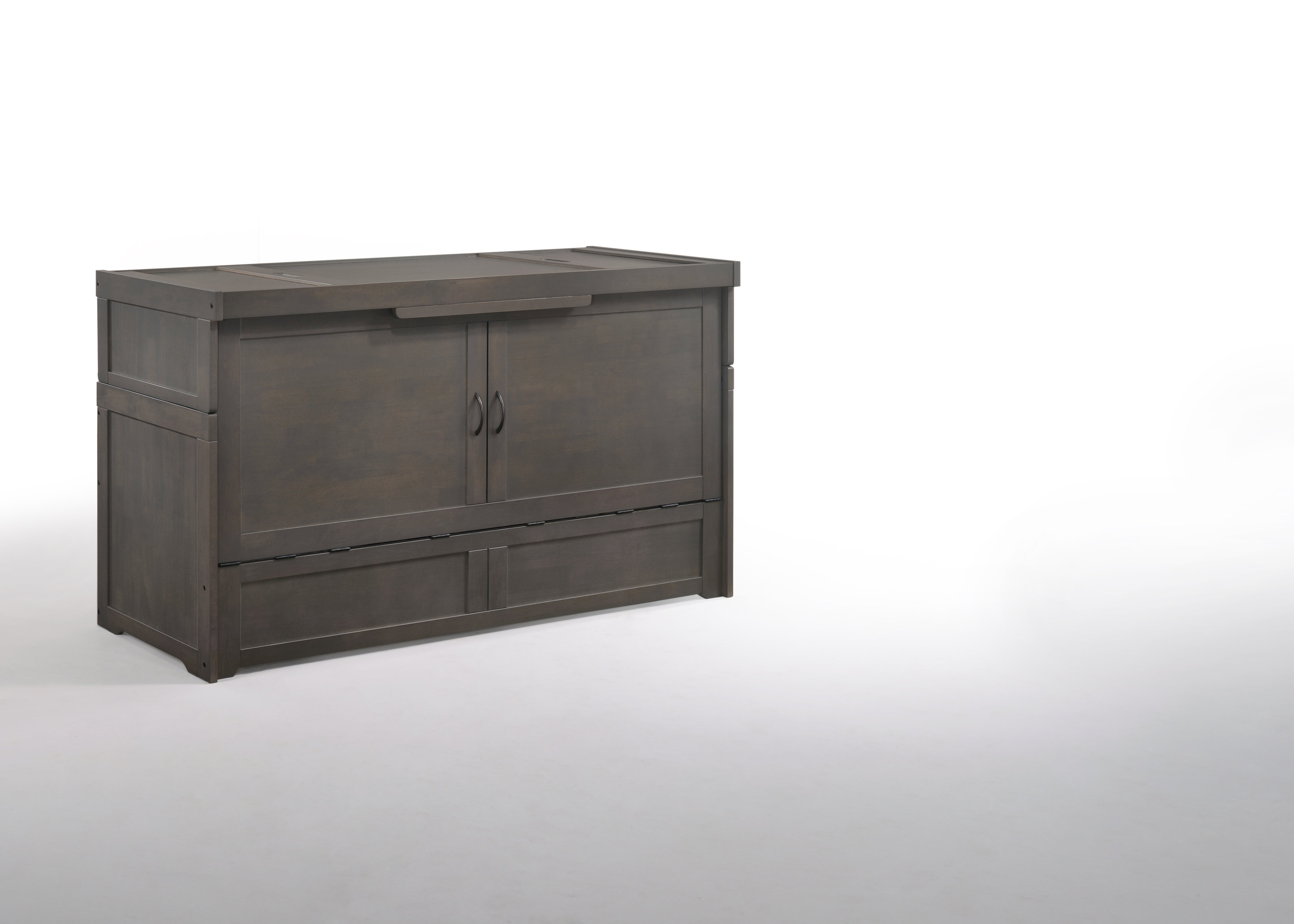 Murphy Cube Cabinet Bed in Stonewash | Atlantic Fine Furniture, Melbourne FL