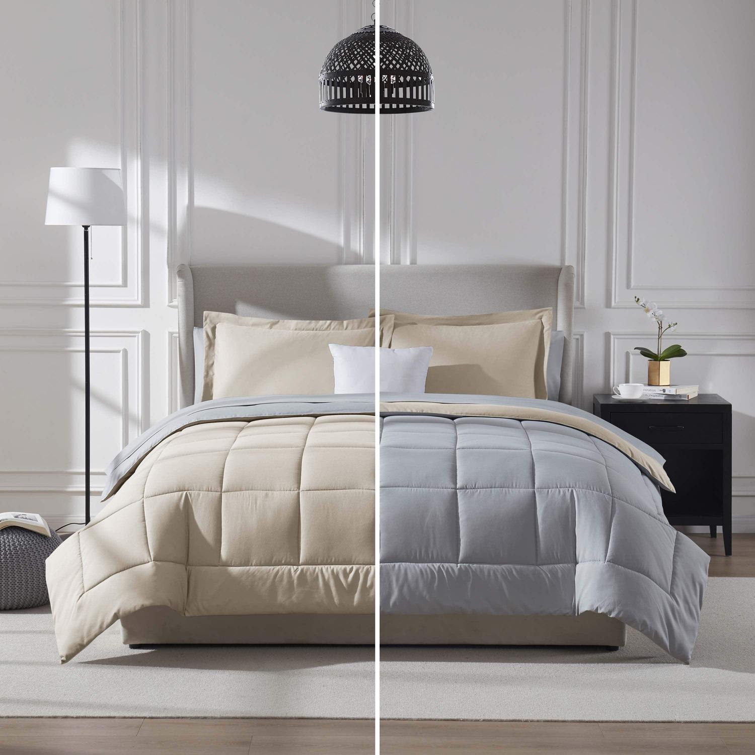 Bed in a Bag - Linen/Light Grey