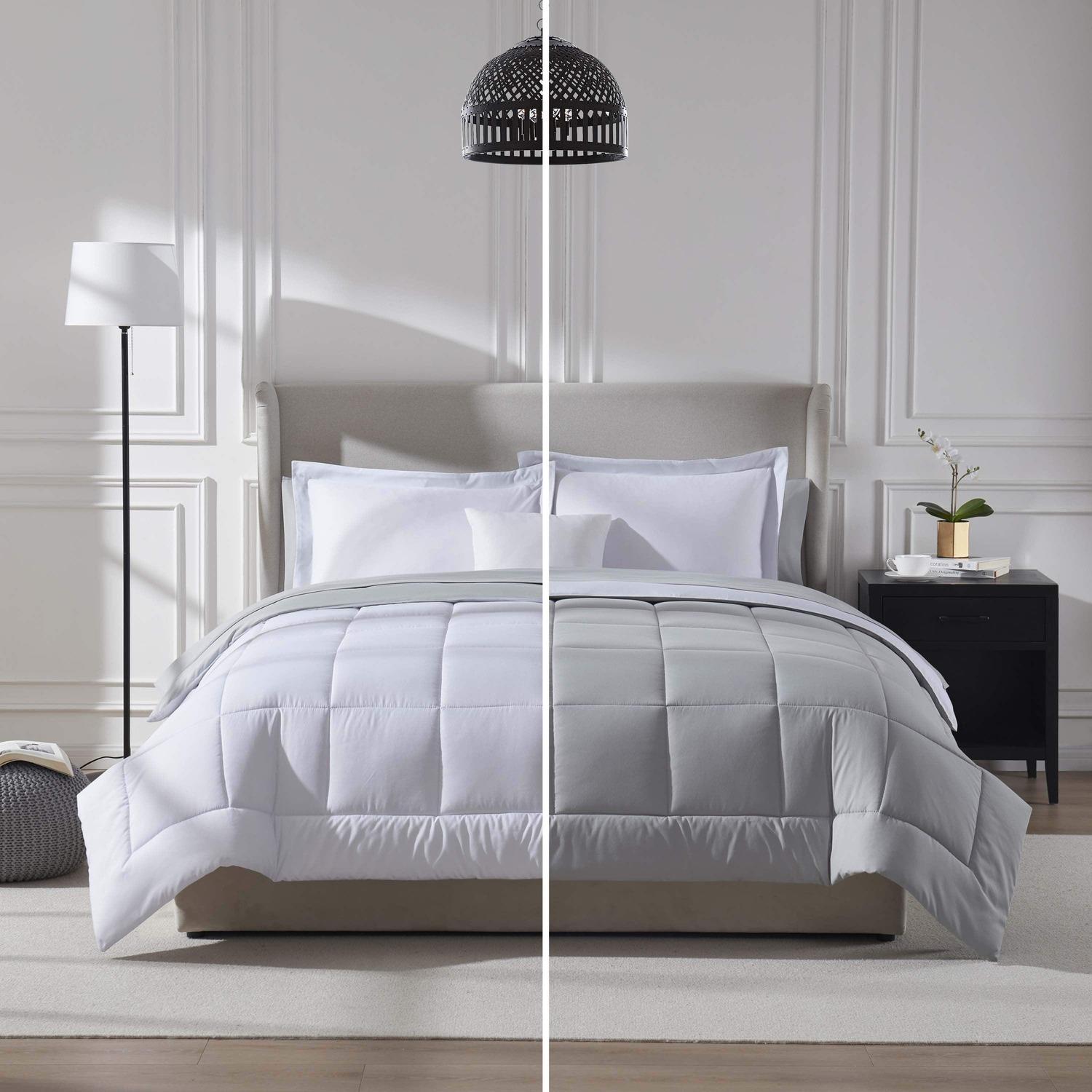 Bed in a Bag - White/Light Grey
