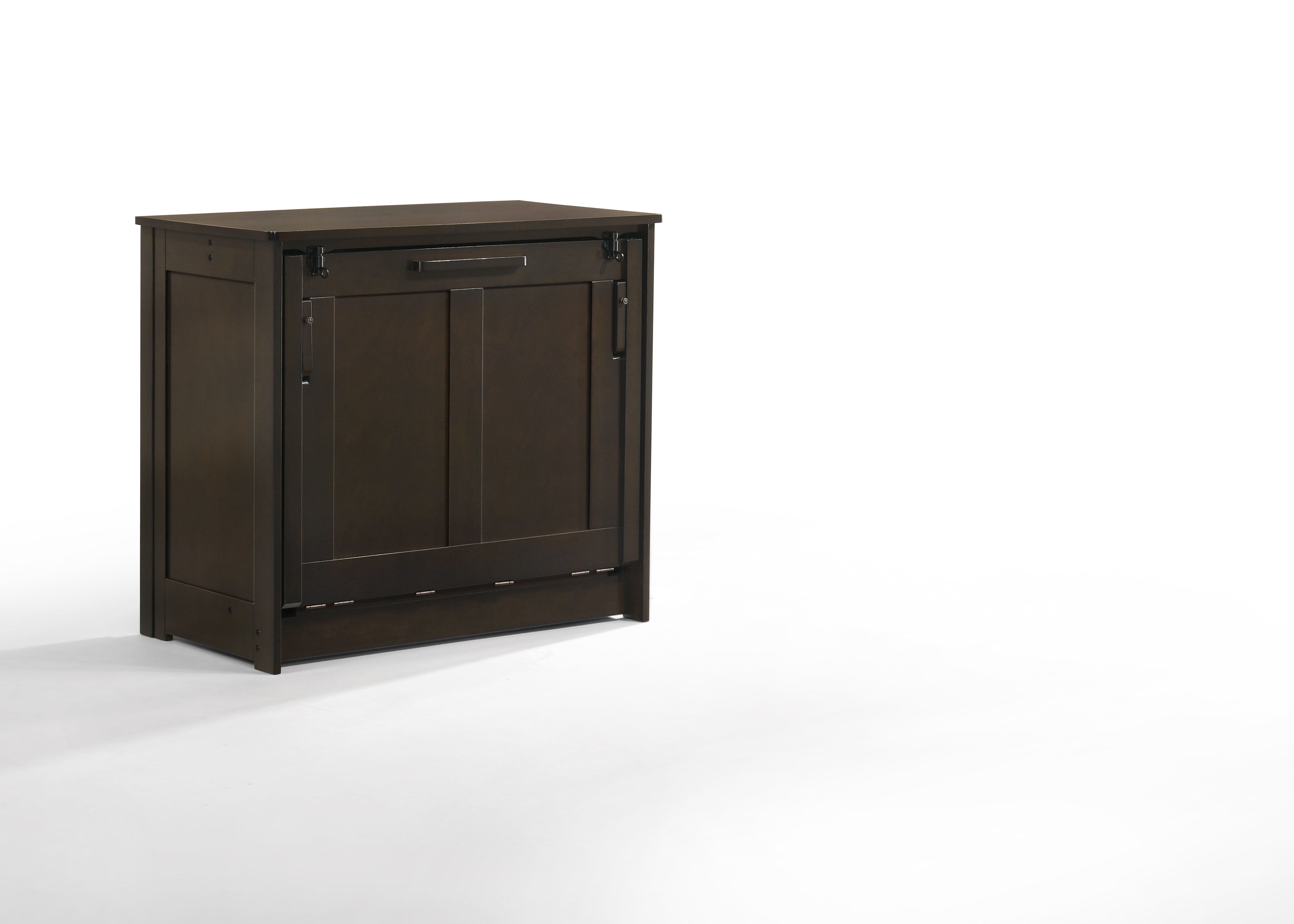 Orion Murphy Cabinet Bed, Twin in Dark Chocolate | Atlantic Fine Furniture, Melbourne FL