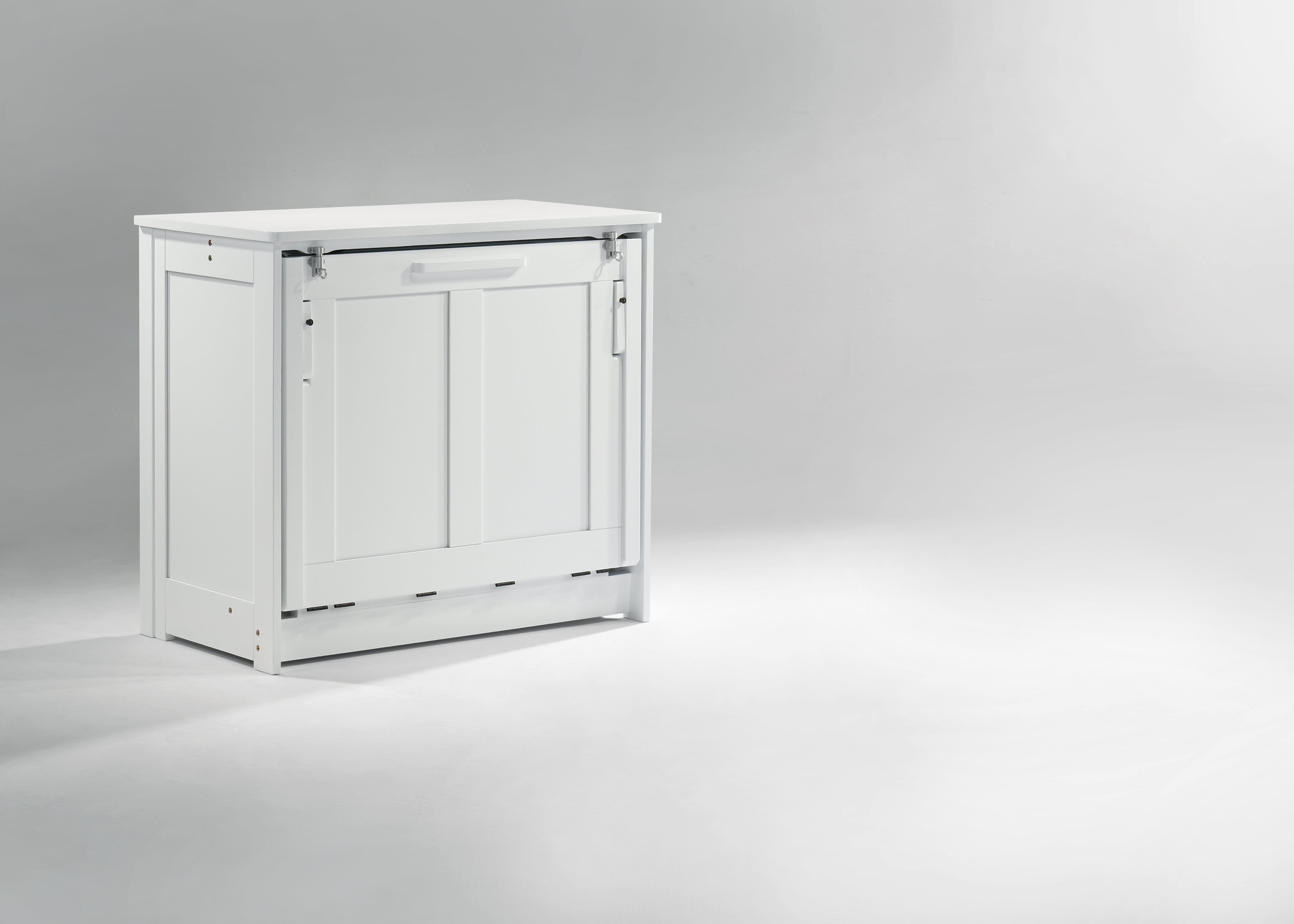 Orion Murphy Cabinet Bed, Twin in White | Atlantic Fine Furniture, Melbourne FL