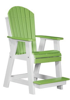 Lime Green & White