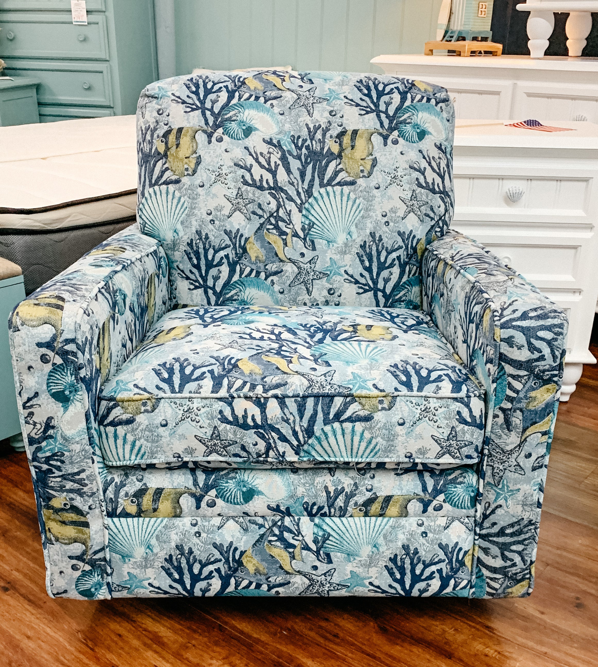 Custom Hi-Back Swivel Glider - Atlantic Fine Furniture Inc