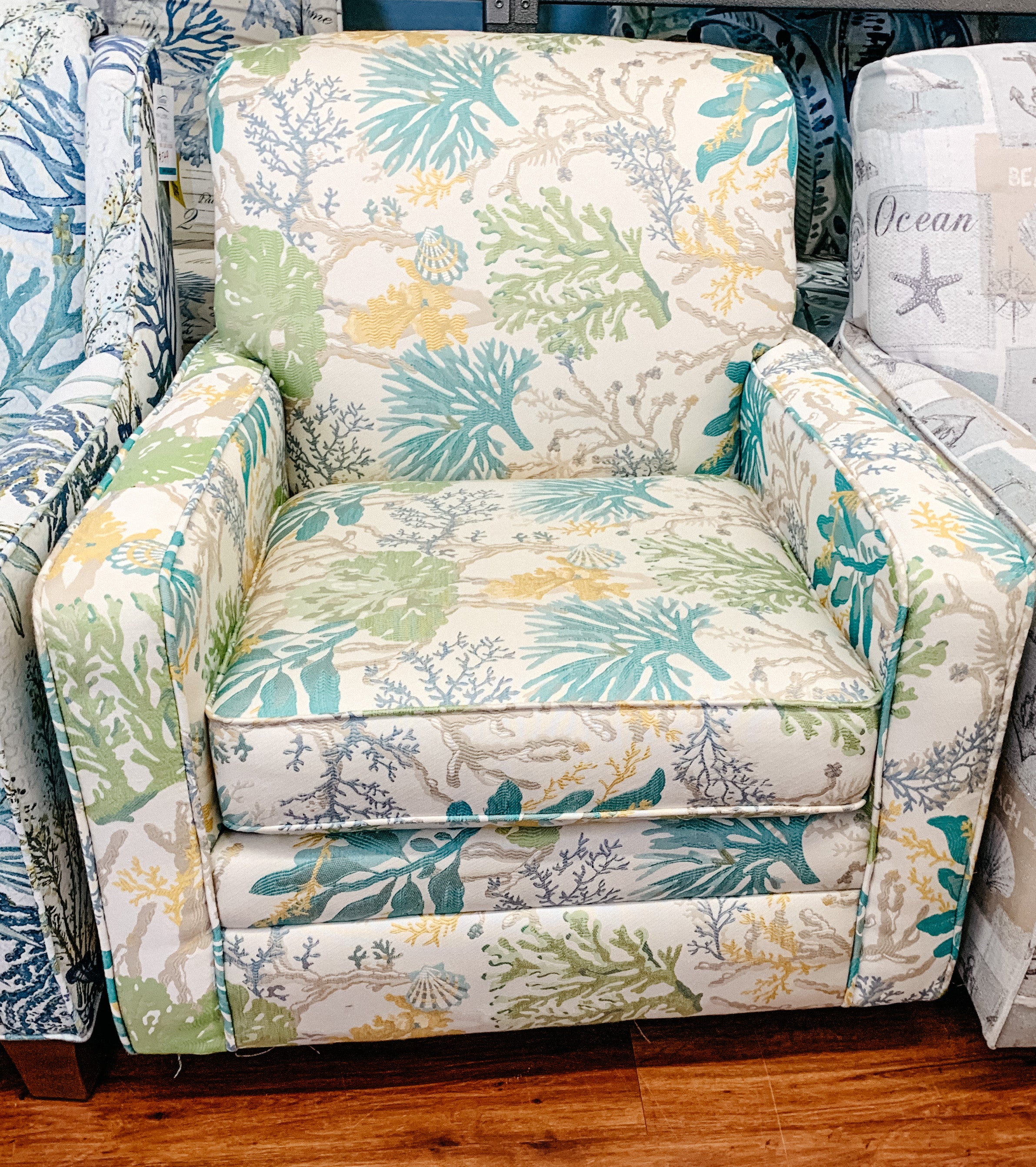 Custom Hi-Back Swivel Glider - Atlantic Fine Furniture Inc