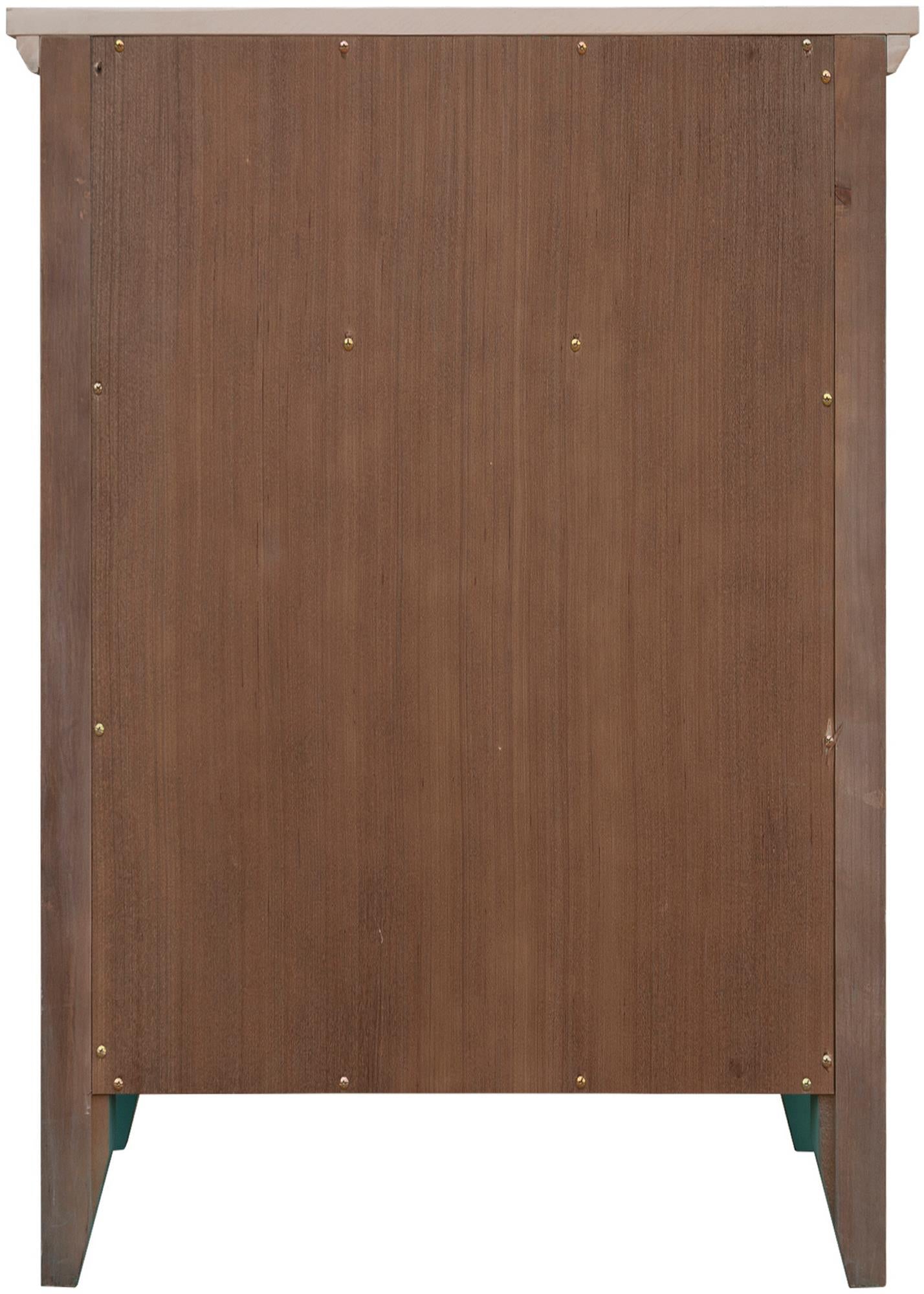 Rosalyn Small Door Nightstand (Ocean Green)