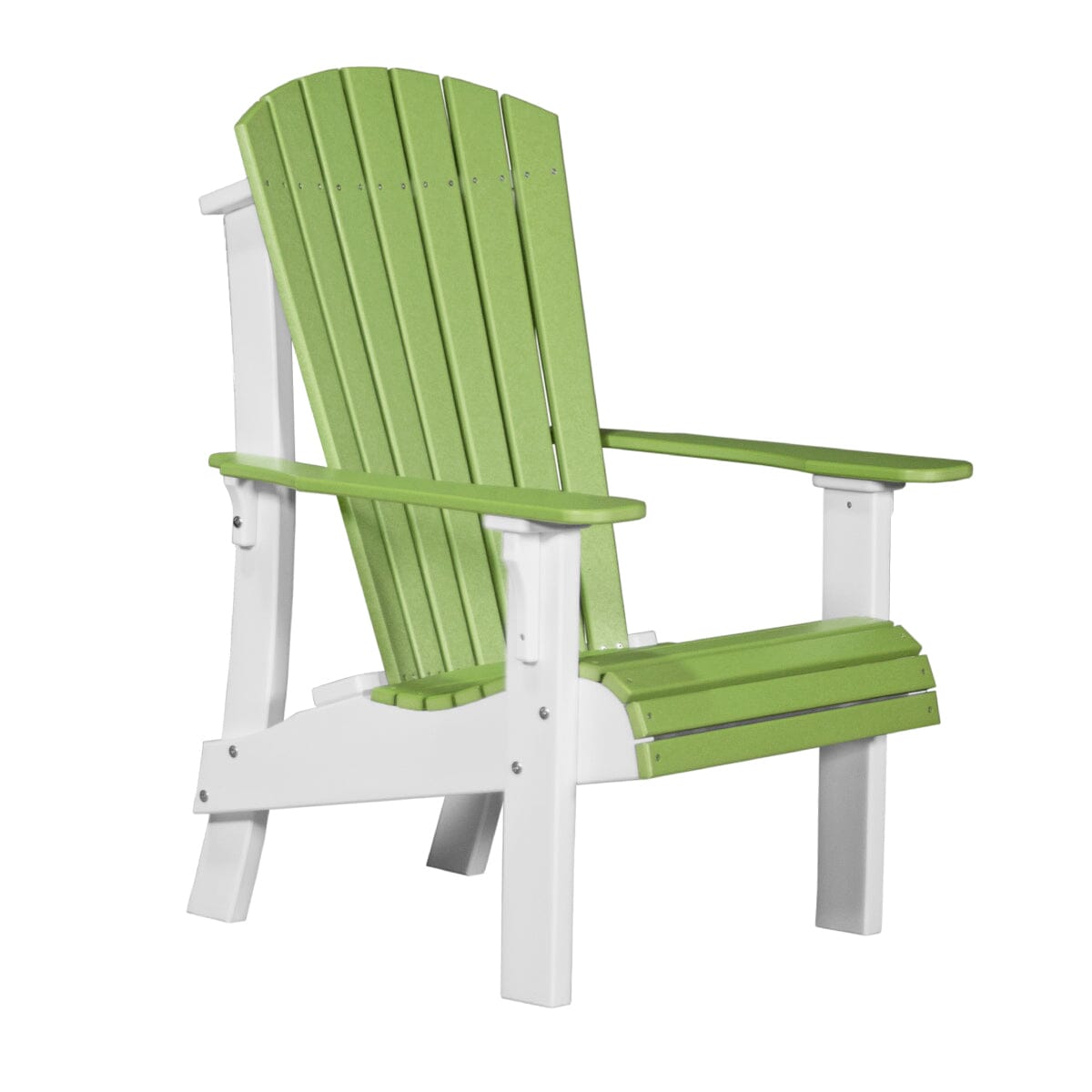 Lime Green & White