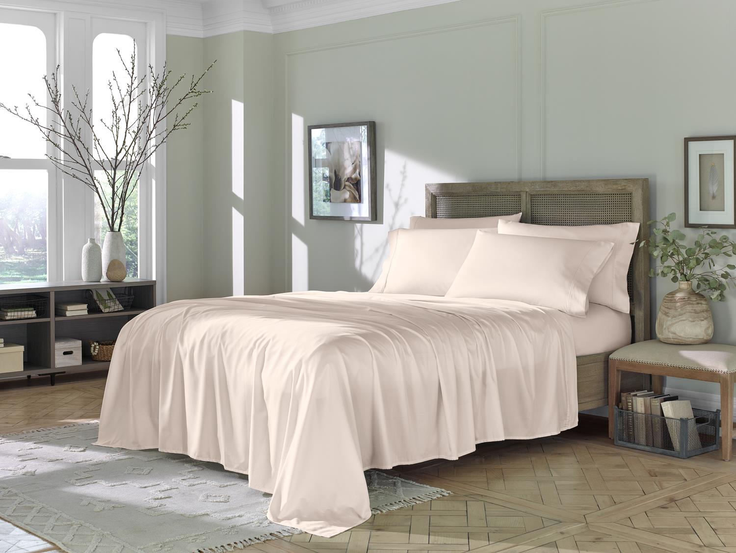 Eucalyptus Sheet Set - Blush