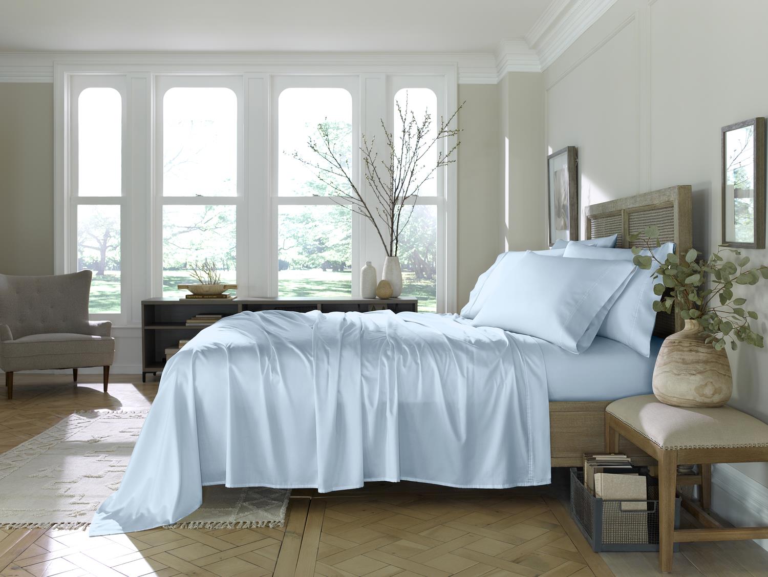 Eucalyptus Sheet Set - Powder Blue