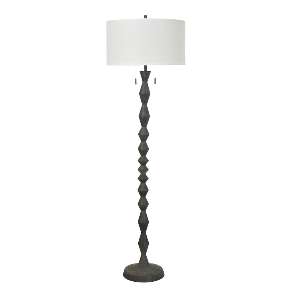 Zenith, 66" black floor lamp, sold as 1pk