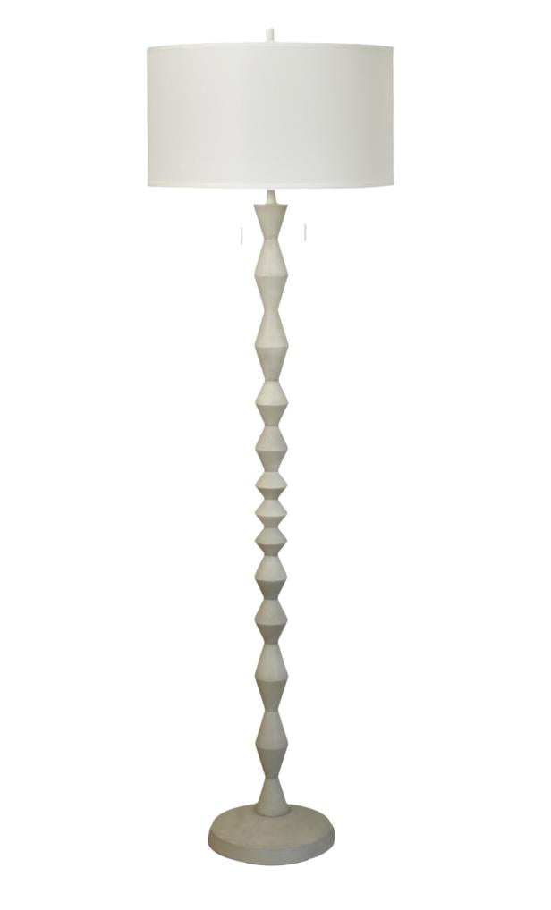 Zenith, 66" white floor lamp, sold as 1pk