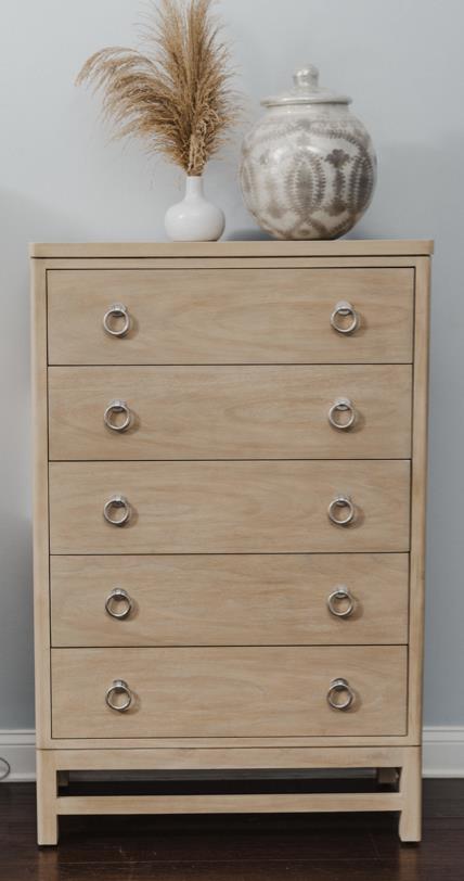 Monterey 5 Drawer Chest Sandstone Finish