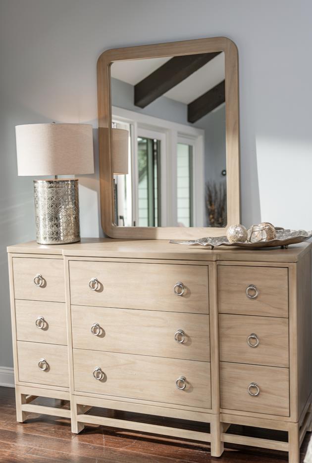 Monterey 9 Drawer Dresser Sandstone Finish