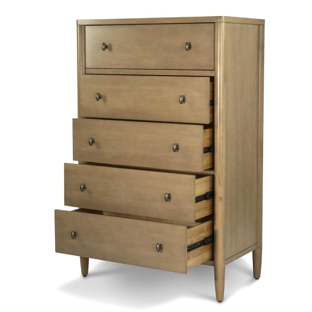 Chatham 5 Drawer Chest. Warm Maple Finish