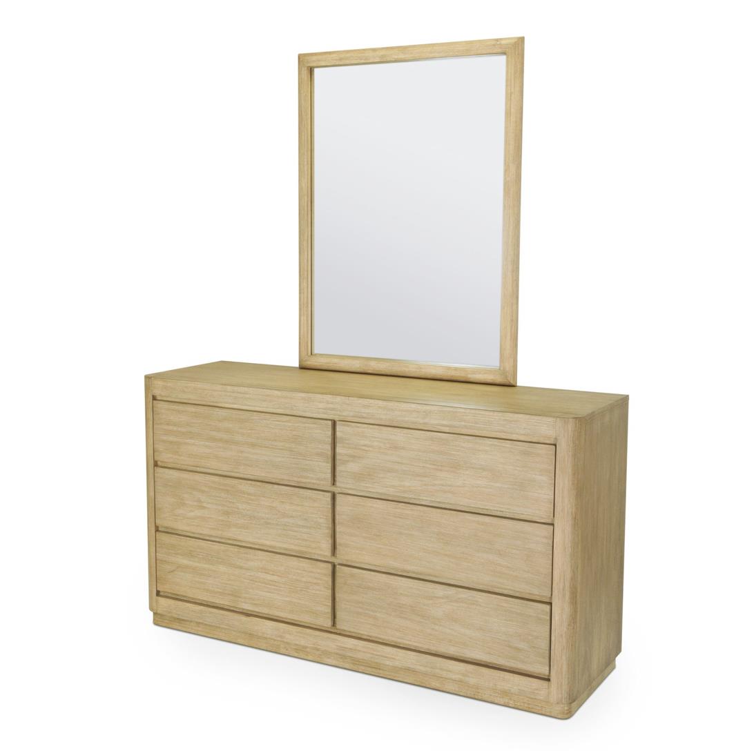 Hyde Park 6 Drawer Dresser. Weathered Natural Finish