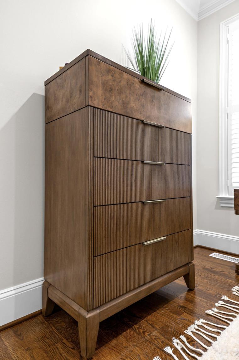 Manhattan Valley 5 Drawer Chest Mappa Burl and