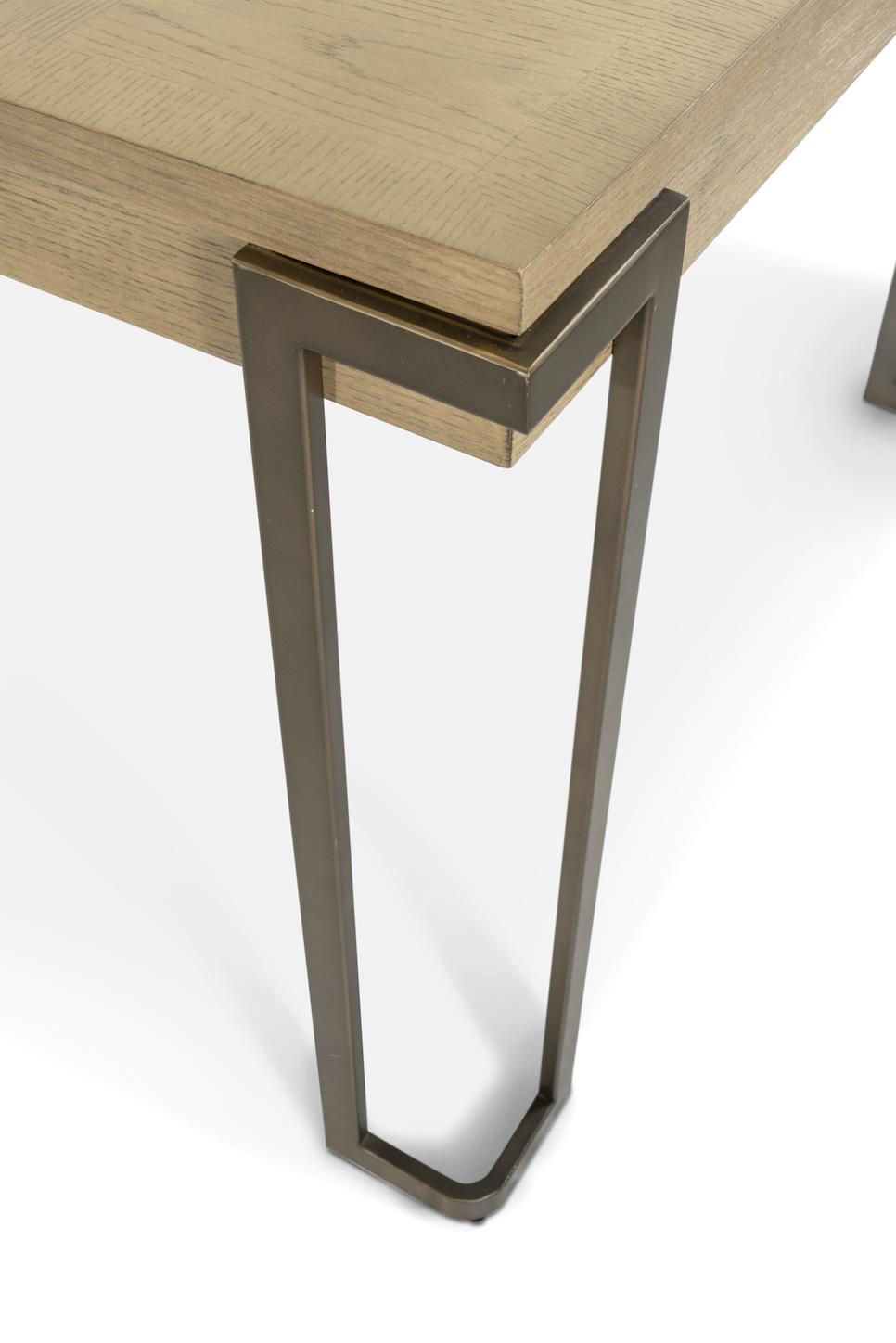 Rio Vista 68" Rectangular Dining Table Top w/ 18" self-storing leaf. Muted Earth Tones and Clay Finish. Must order legs / base for complete table