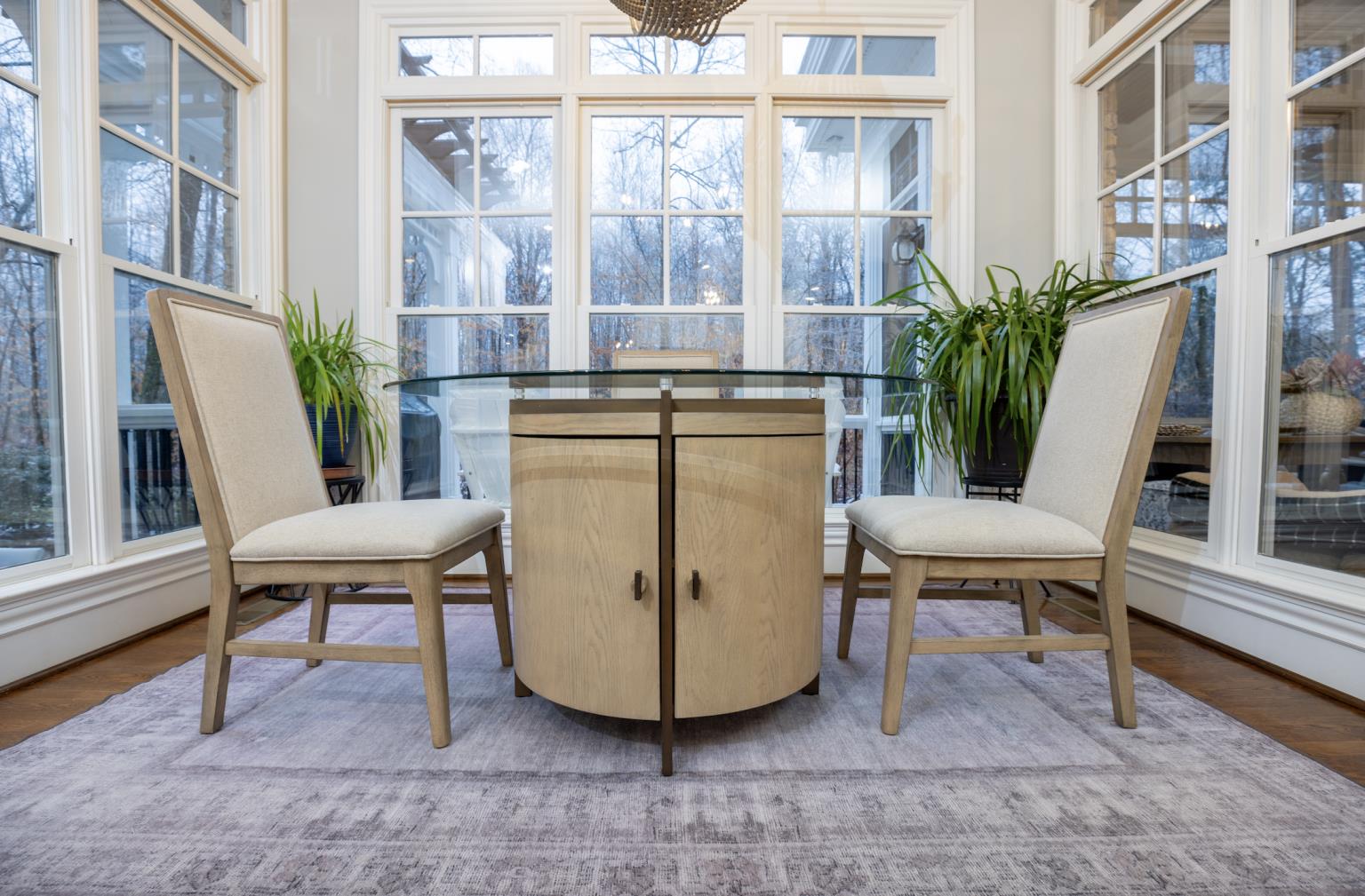 Rio Vista 54" Round Dining Table Top. Muted Earth Tones and Clay Finish. Must order base for complete table
