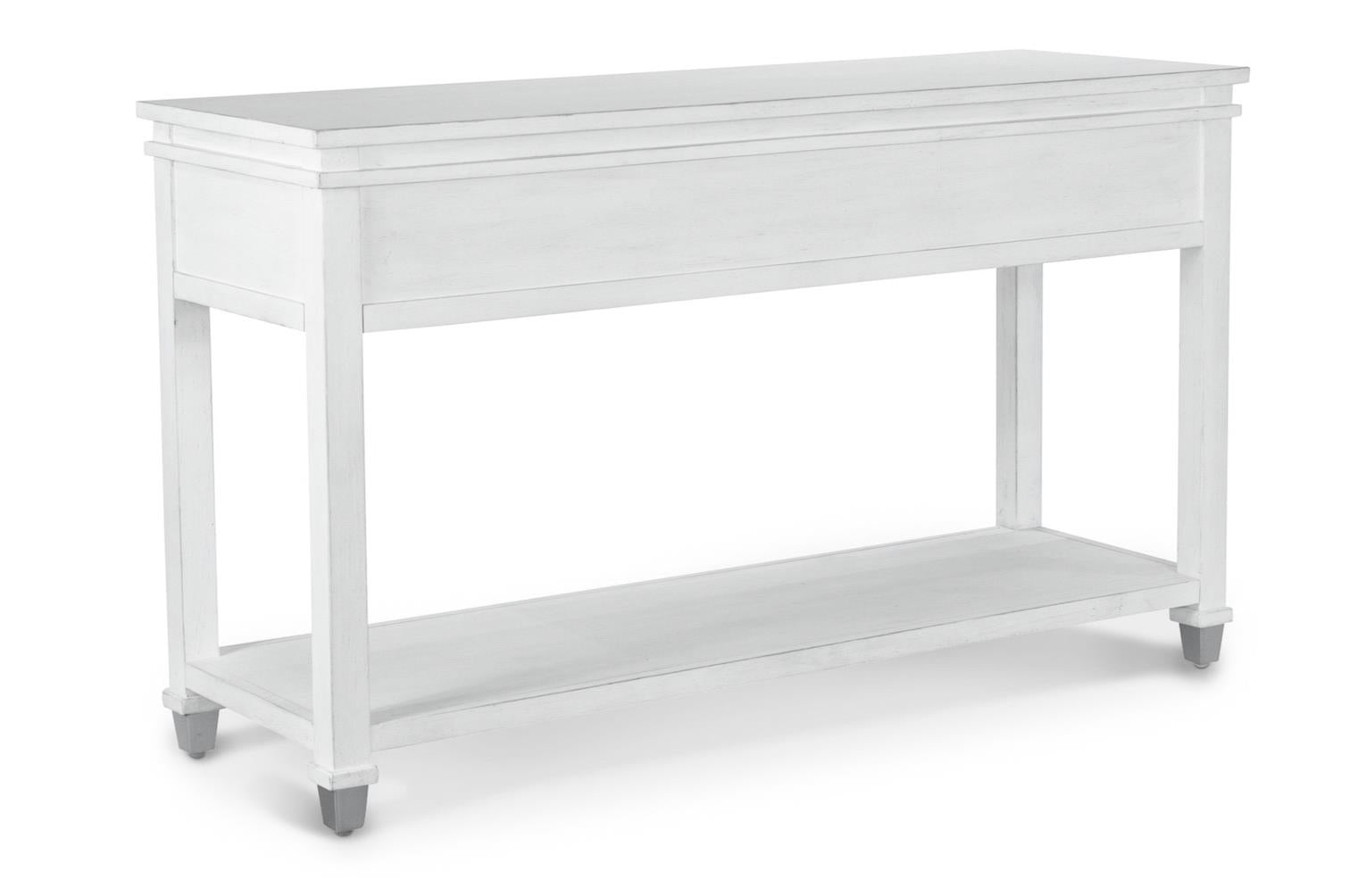 Point Breeze 2-Drawer Console Table. Fresh White Finish