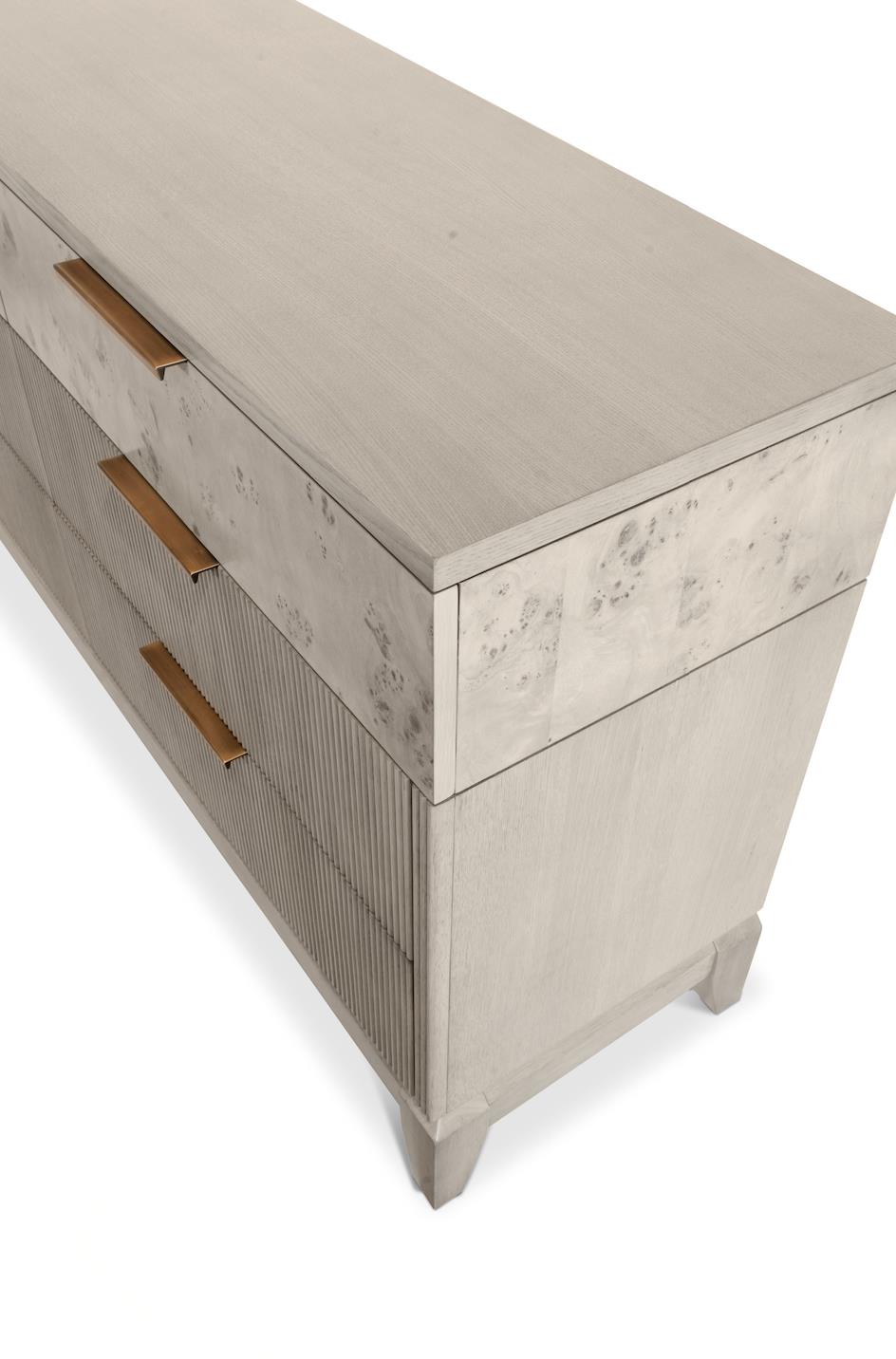 Manhattan Valley 6 Drawer Dresser Mappa Burl and