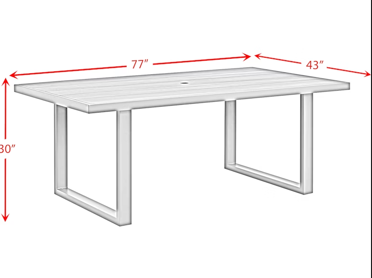 Playa Outdoor Dining Table
