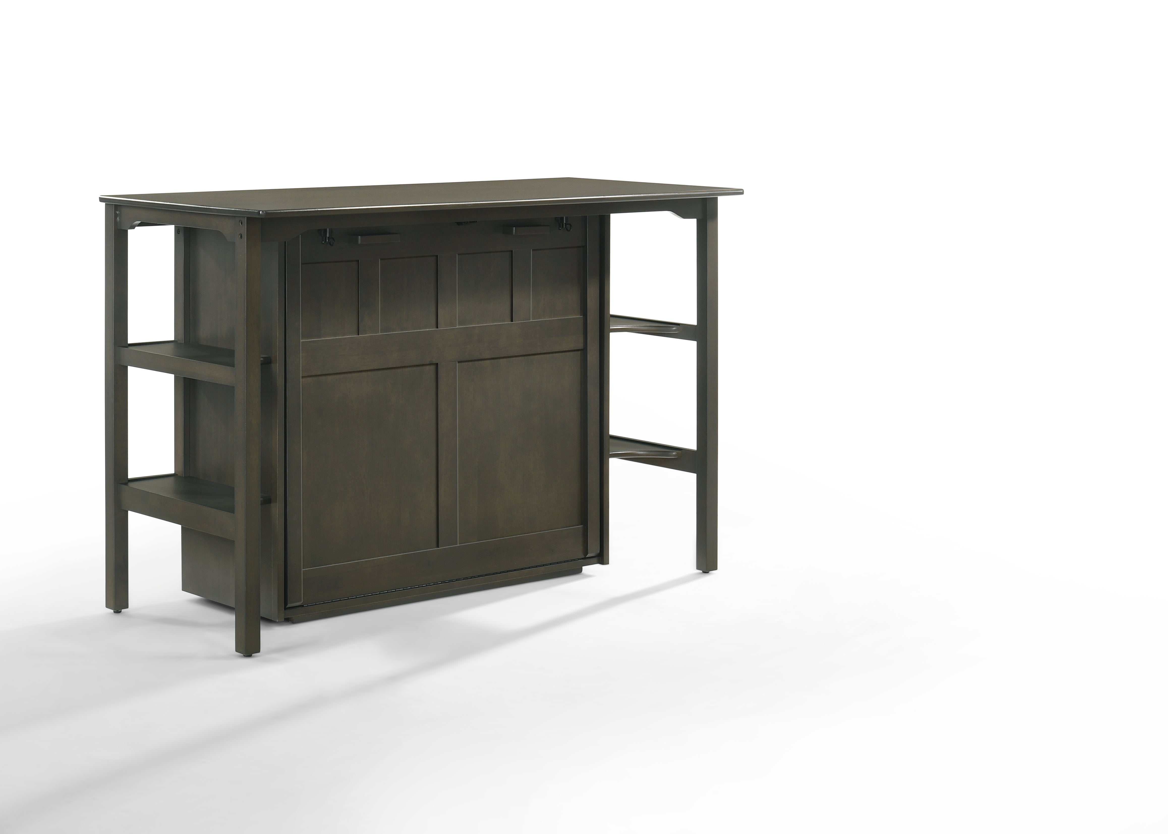 Siesta Desk Cabinet Bed in Stonewash | Atlantic Fine Furniture, Melbourne FL