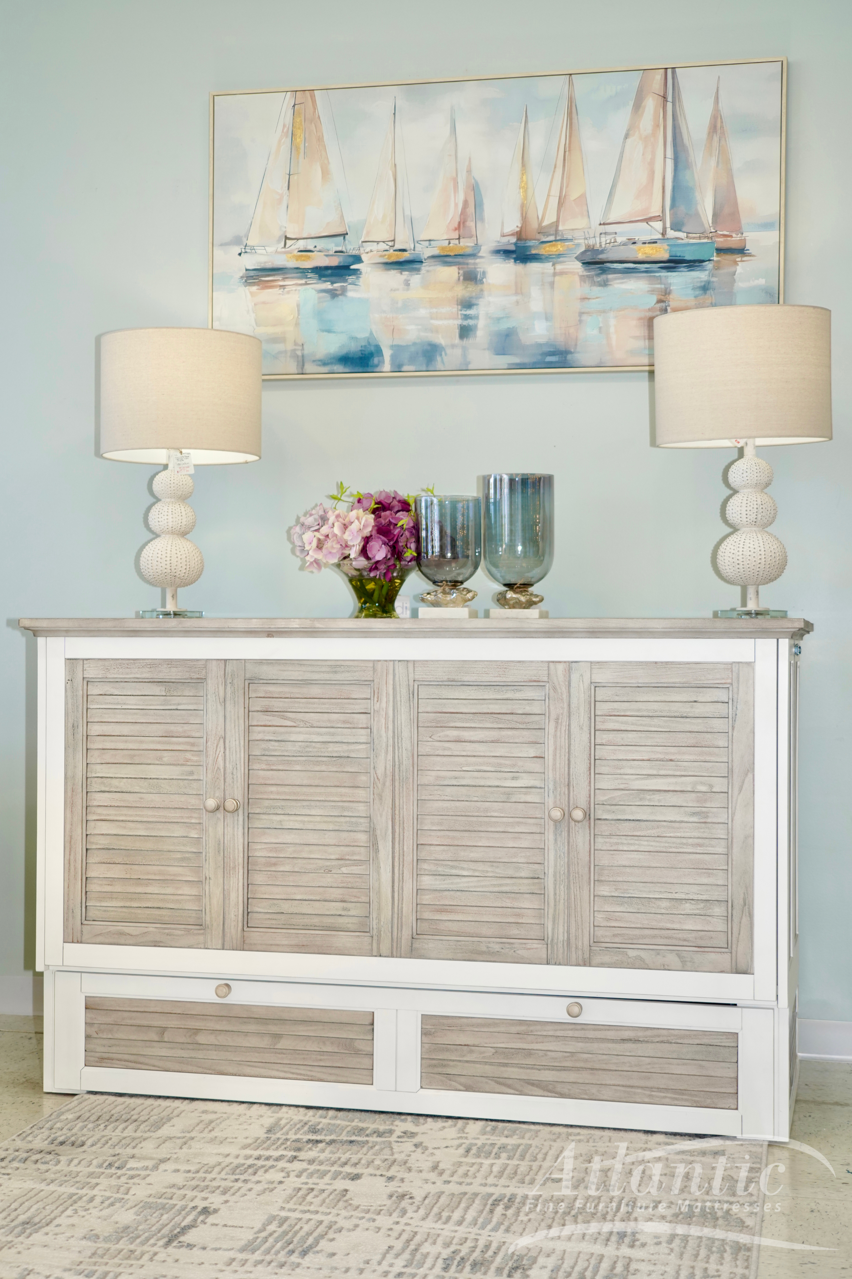 Siesta Key Murphy Cabinet Bed — Freestanding Queen