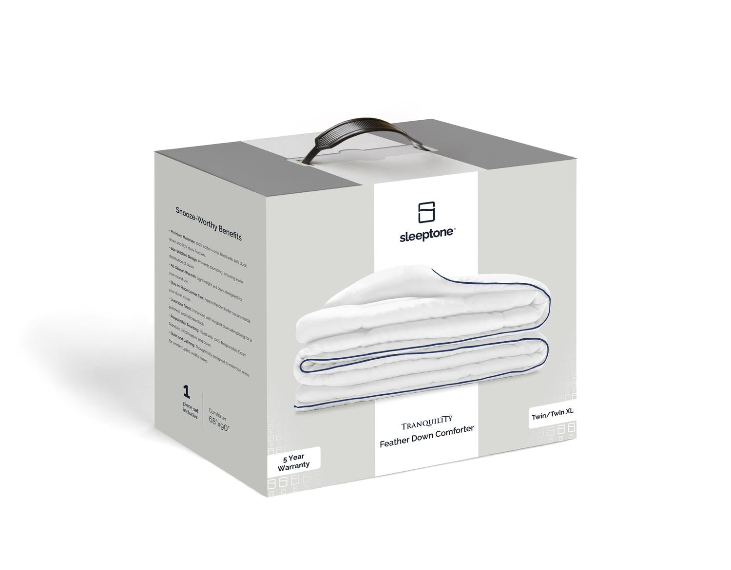 Feather and Down Comforter - White