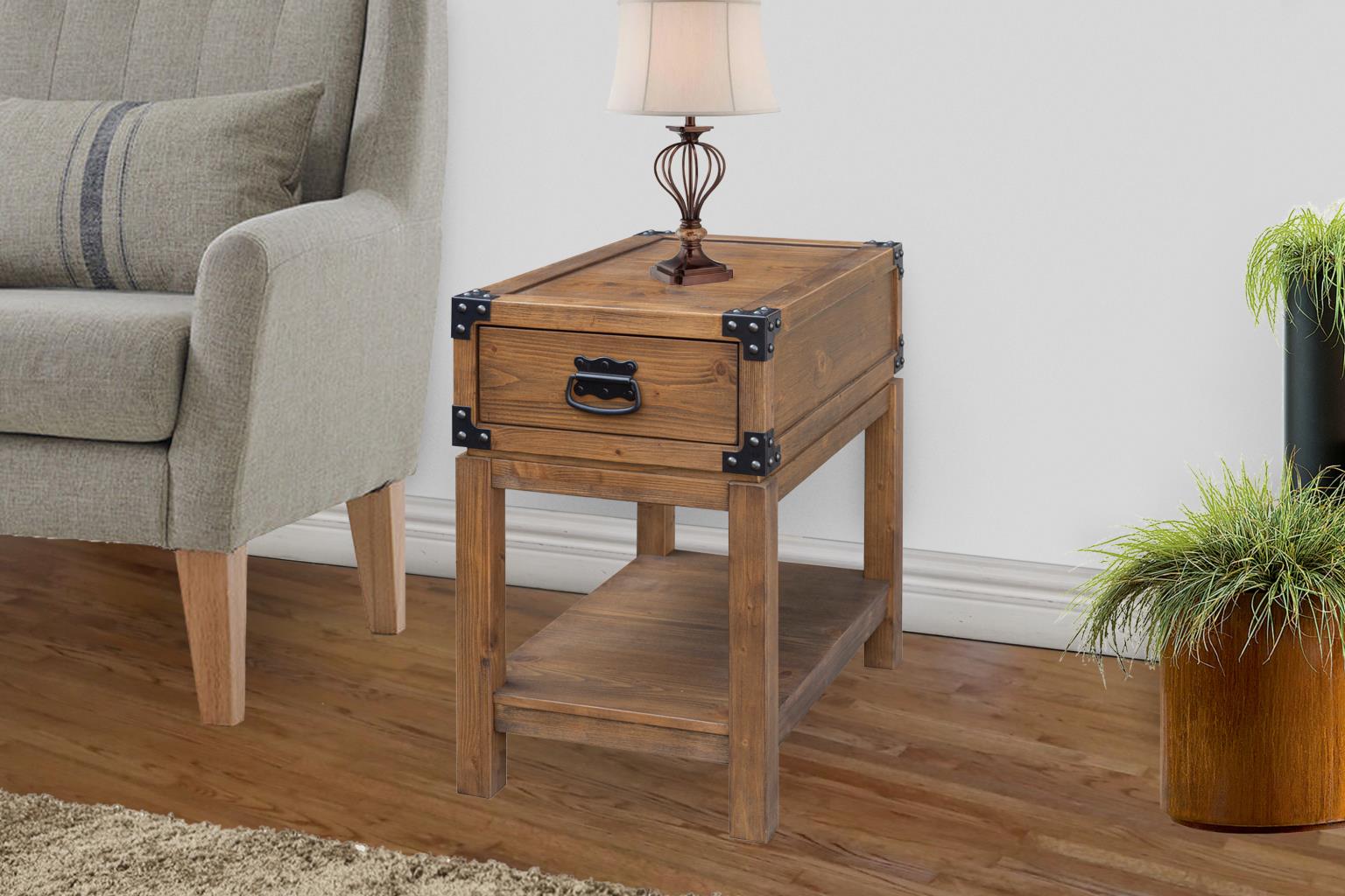 Summit Console Table (Chestnut)