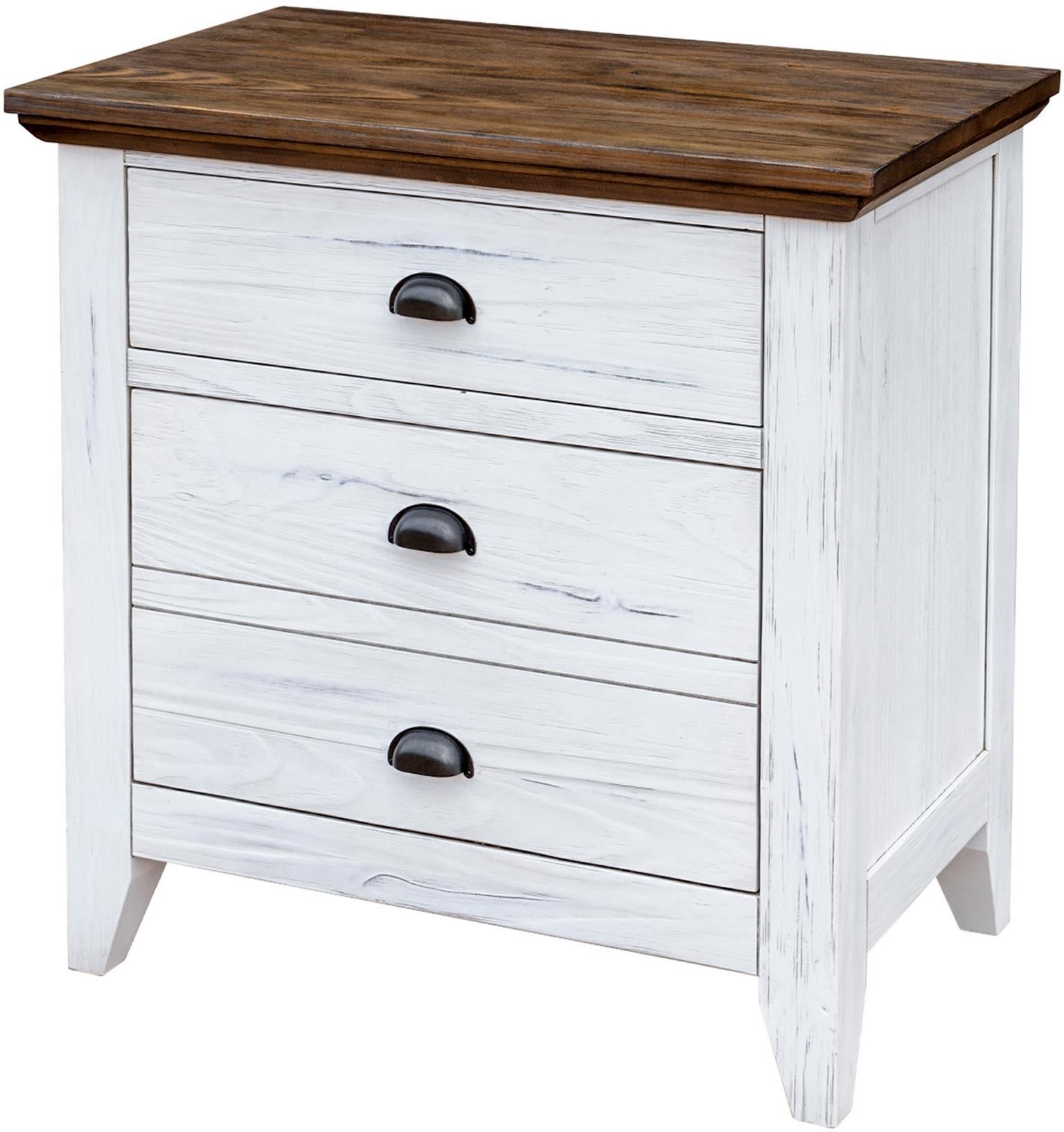 Tuscany Bedroom (2-Tone Distressed White/Brown)
