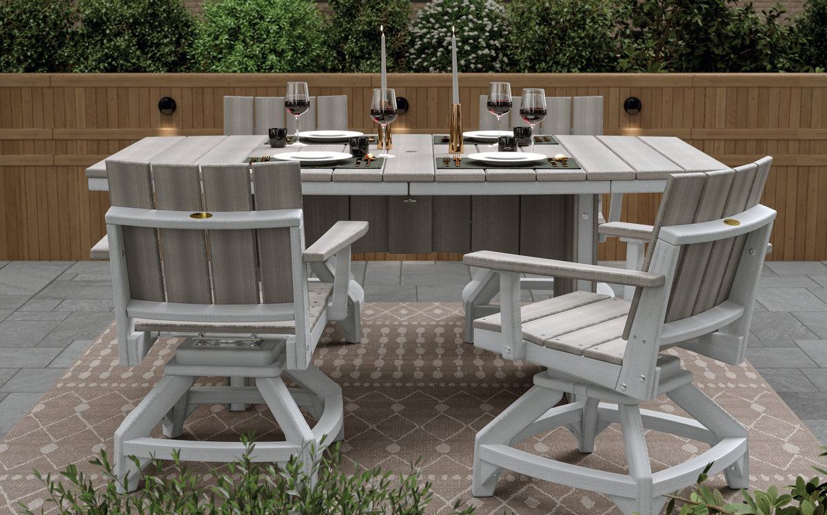 LuxCraft Urban Dining Table (4' x 6' Oval)