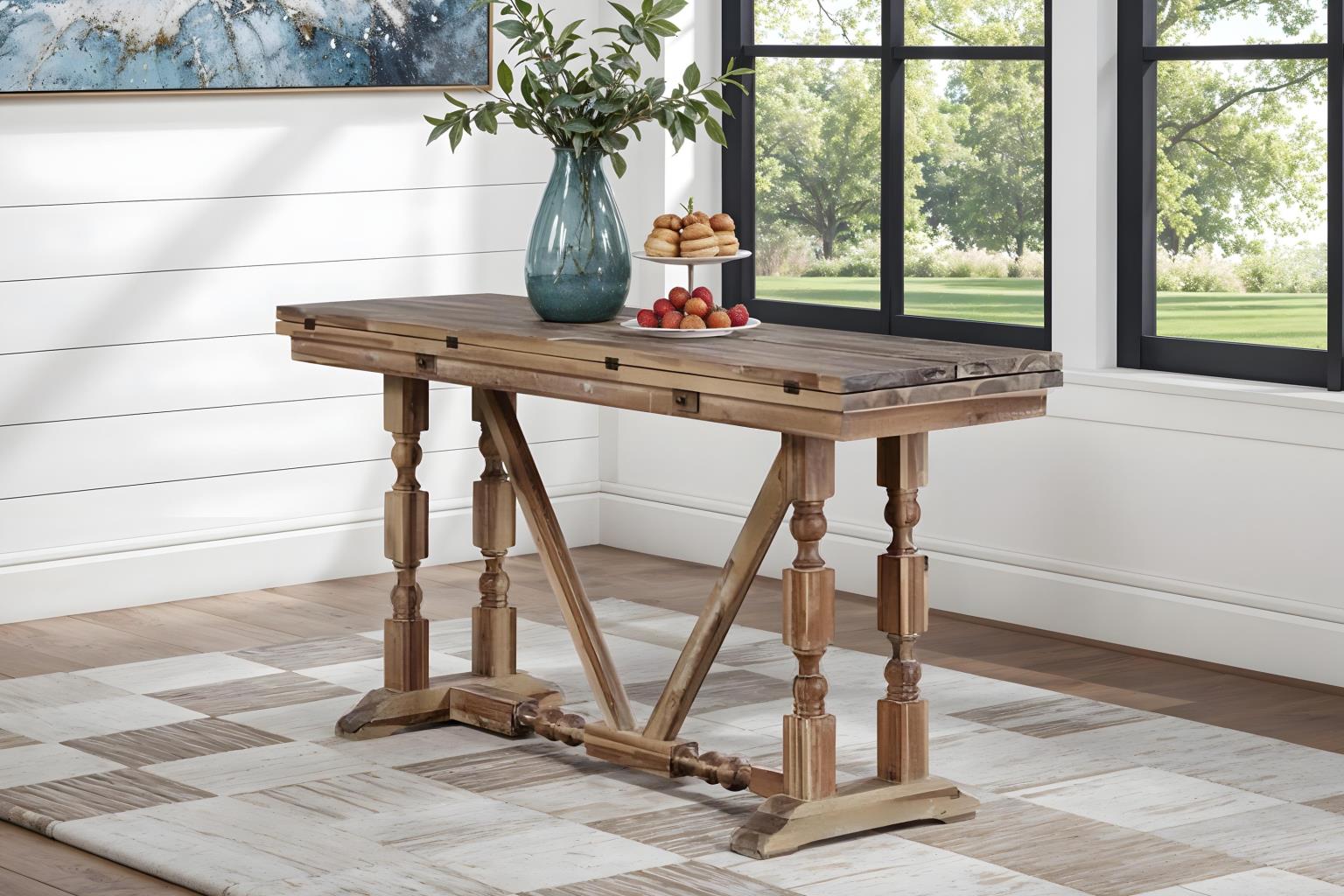 Vail II Media Console (Multi Brown)