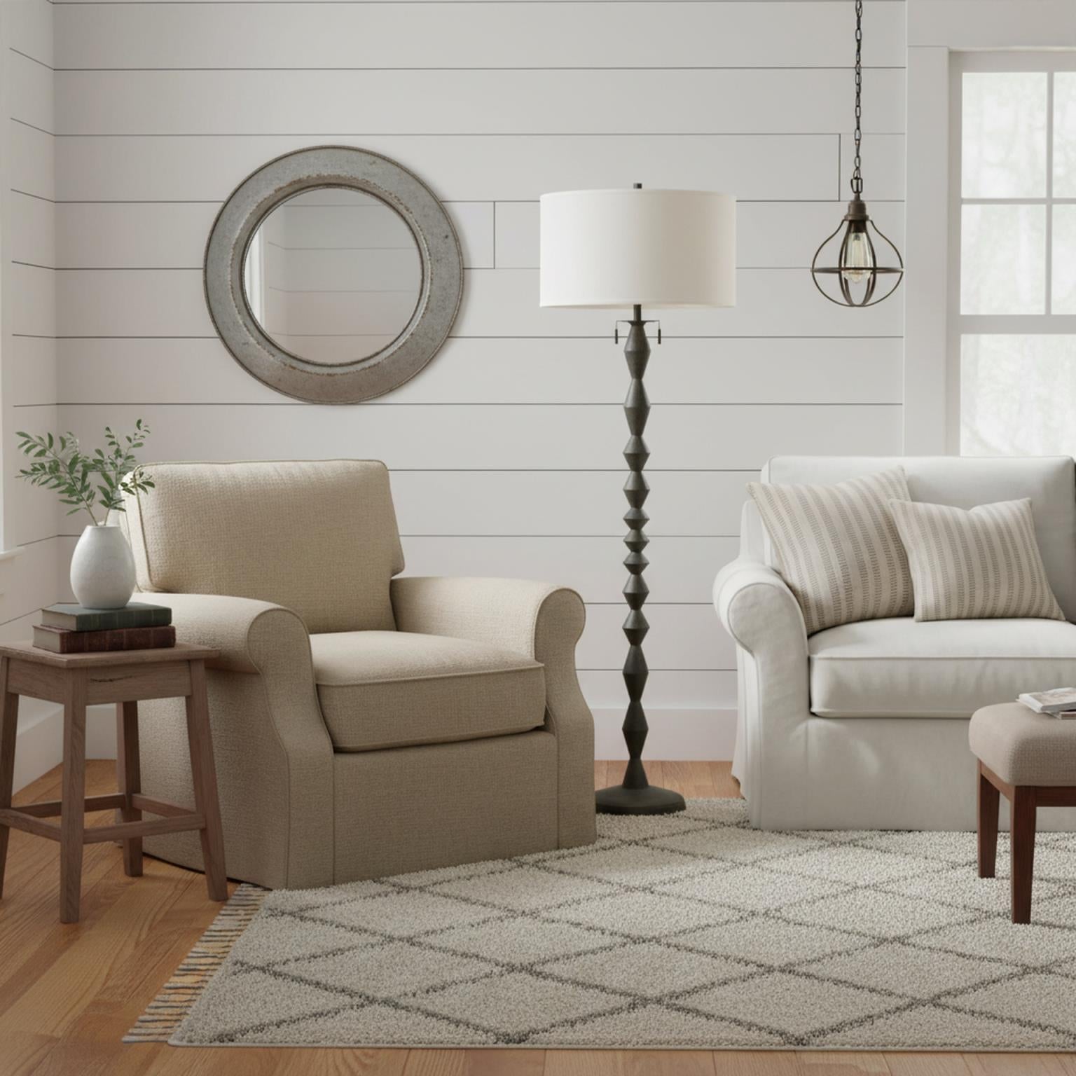 Zenith, 66" black floor lamp, sold as 1pk