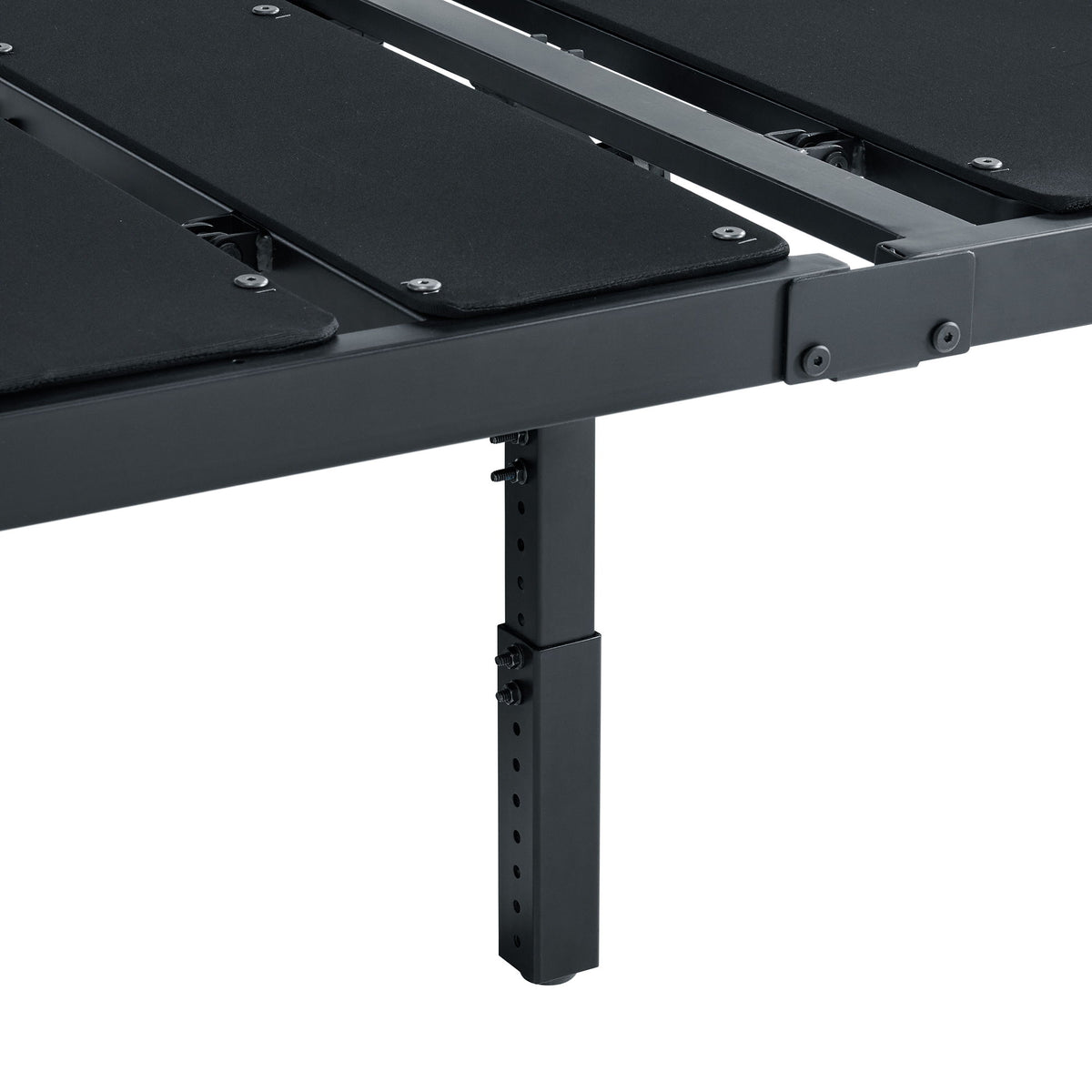 Z Base Pro Adjustable Bed With Head And Foot Incline in Black by Elements International, view 7