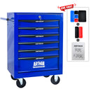 Rolling Metal Tool Chest With Drawers, Steel Storage Cabinet With Ball Bearing Slides