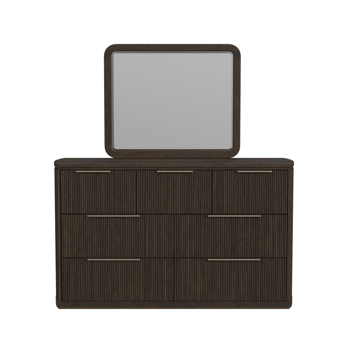 Sylvie 7-Drawer Dresser in Dark Brown by Elements International, view 12