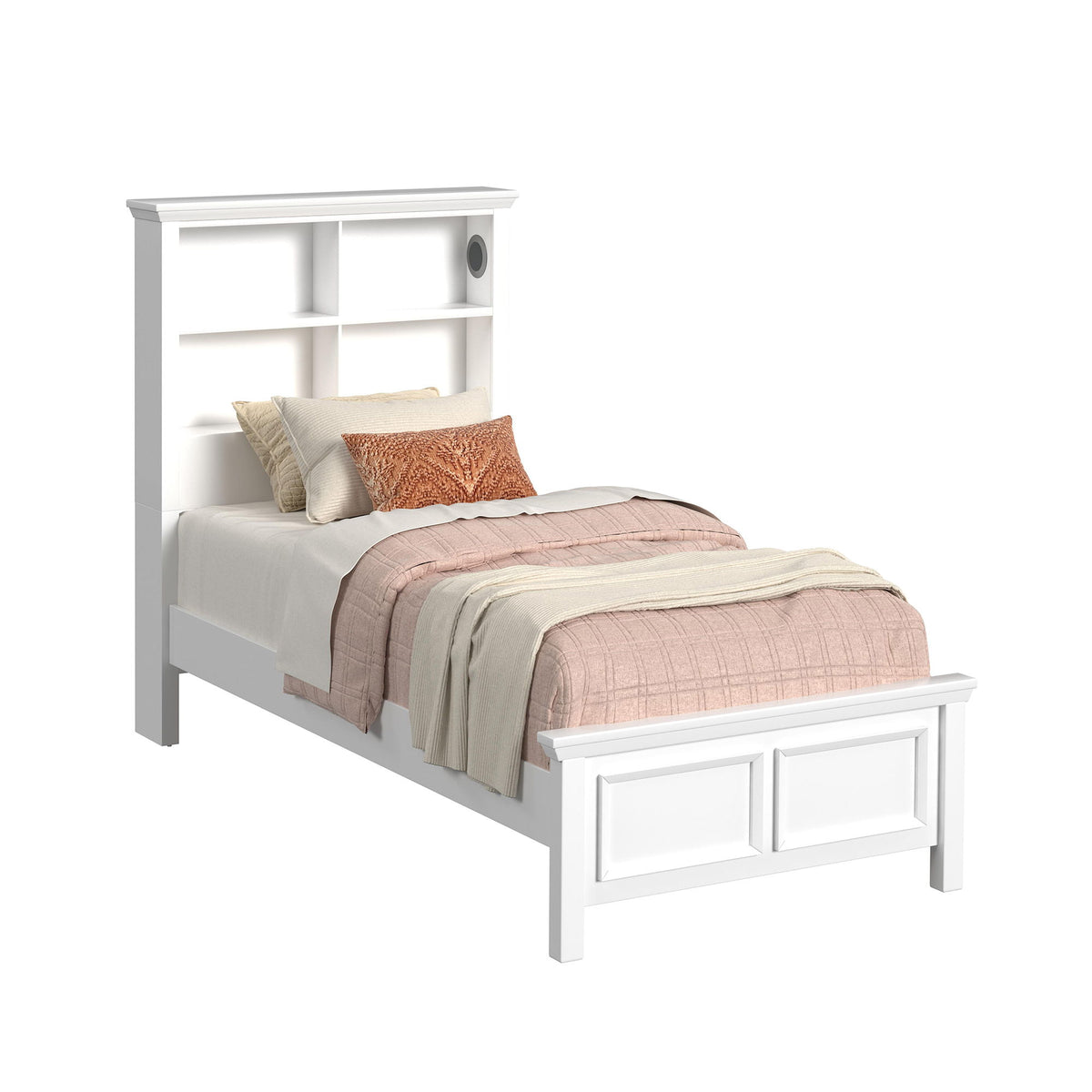 Hampton Kids Bookcase Bedroom Set in Black by Elements International, view 26