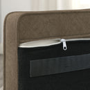 Modern Elegant Rectangle Pet Bed, Durable Elevated Dog Sofa