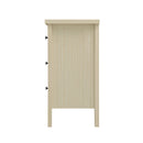 Rattan 2 Door 3 Drawer Cabinet, Suitable For Bedroom - Natural