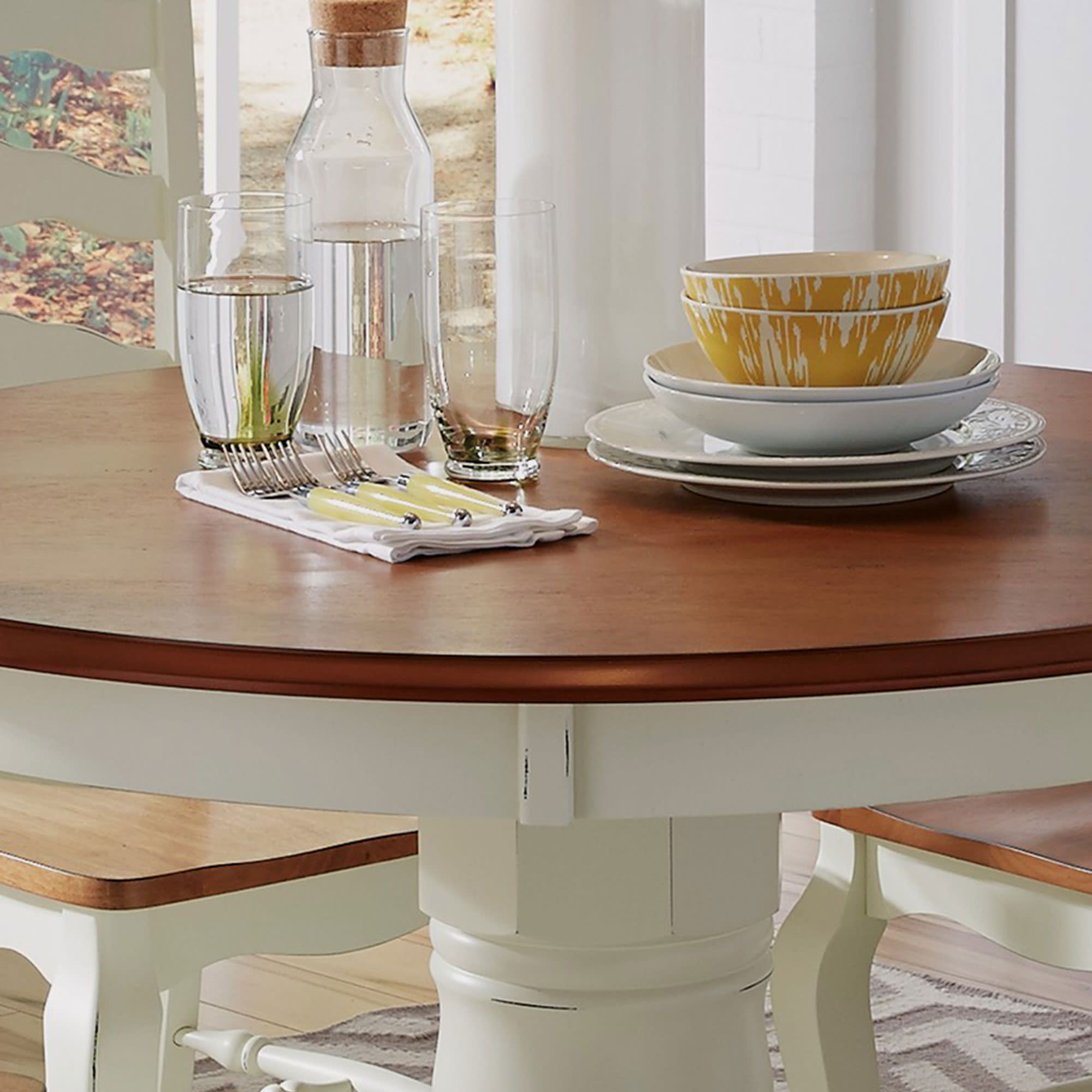French Countryside - Dining Table - White