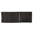 Salem - Wicker Chaise Lounge Adjustable Rattan Outdoor Chair Set - Brown Multi