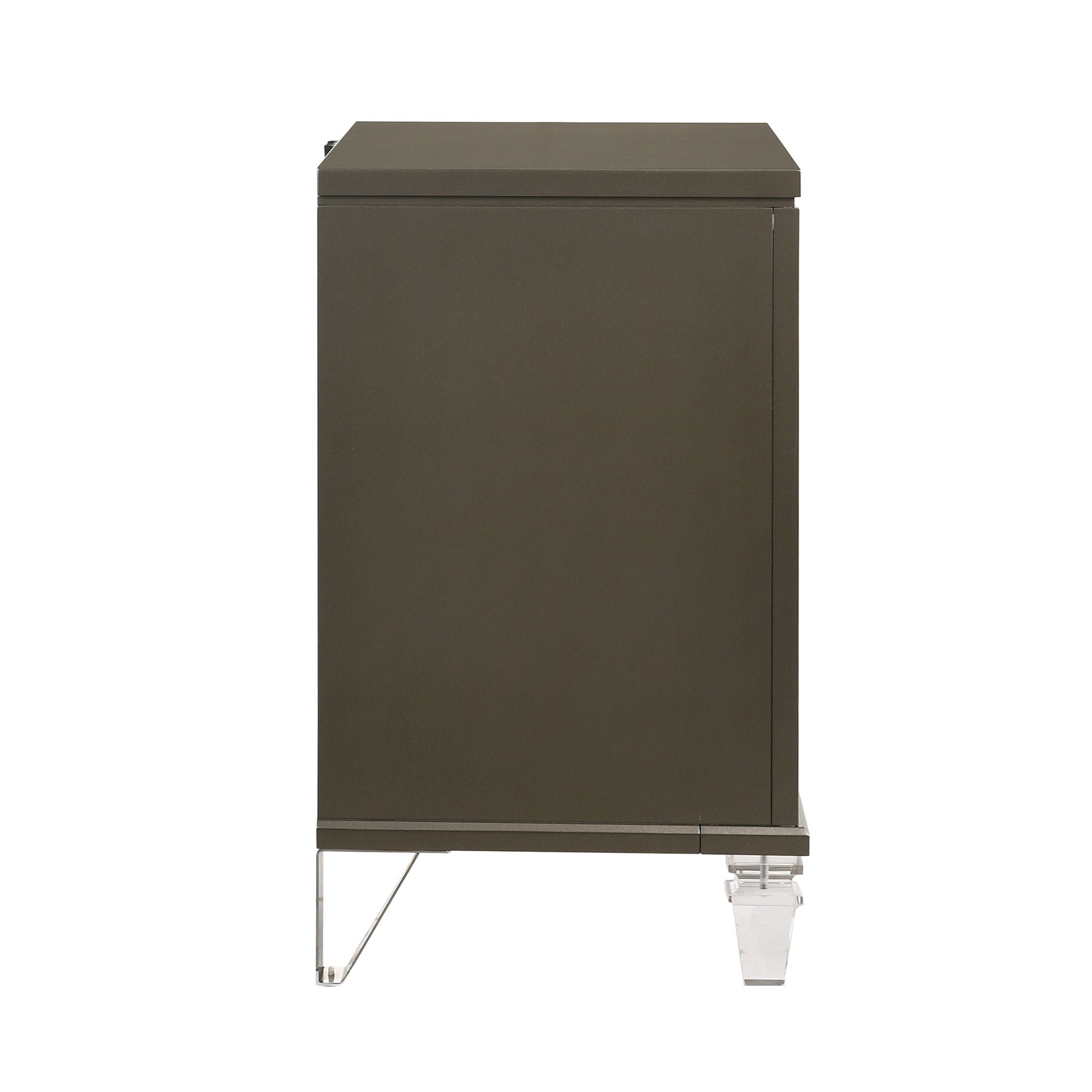 Twenty Nine - 2-Drawer Nightstand With USB - Dark Brown