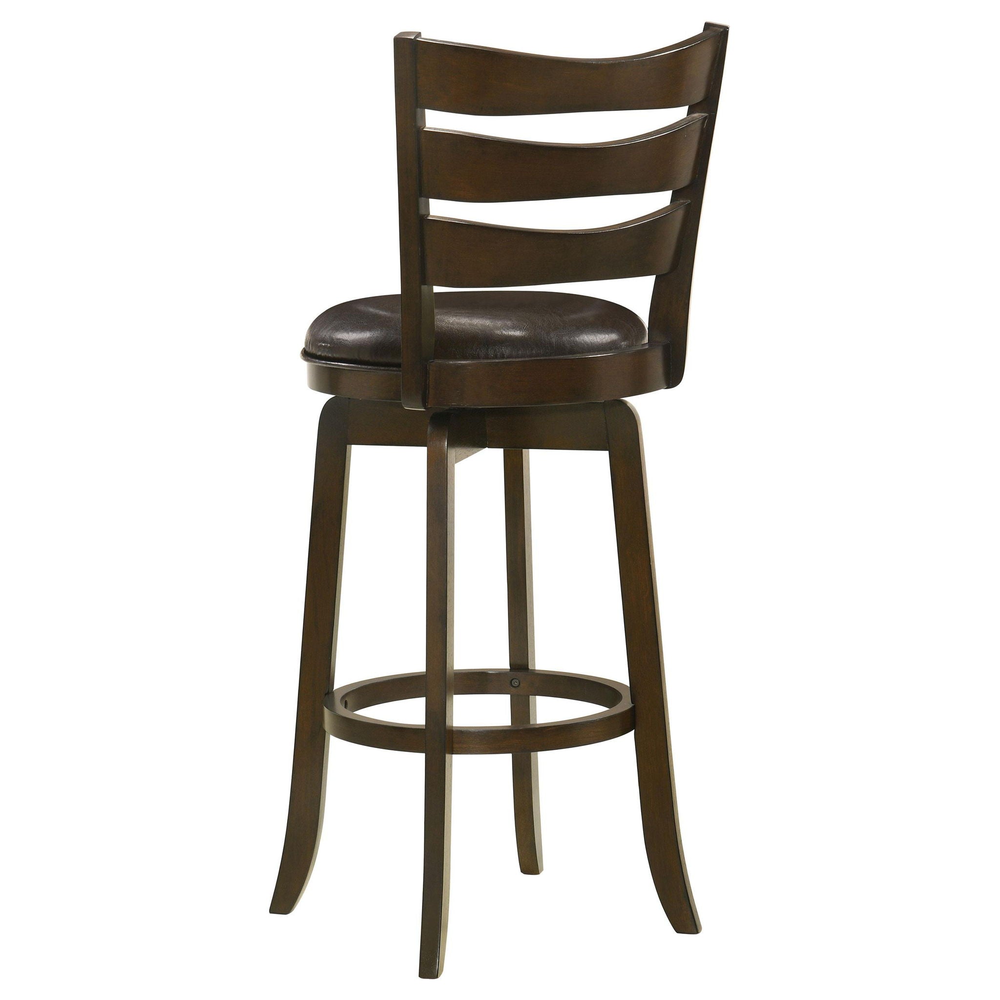 Murphy Wood Pub Height Swivel Bar Chair Dark Brown - Atlantic Fine Furniture Melbourne FL